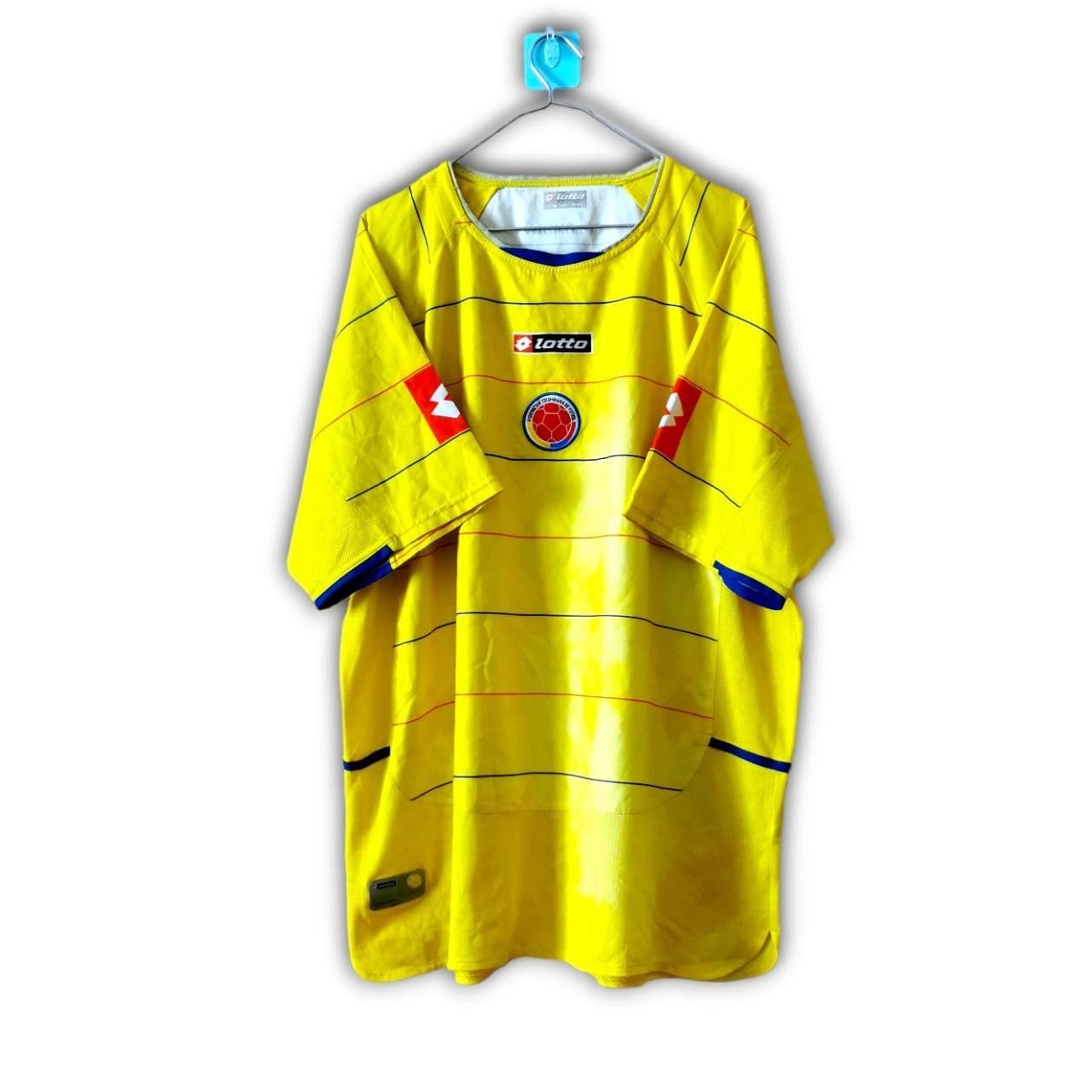 Lotto Sport Columbia 2004 2005 Home Shirt Jersey Copa world Cup falcao Size US XXL / EU 58 / 5 - 3 Thumbnail