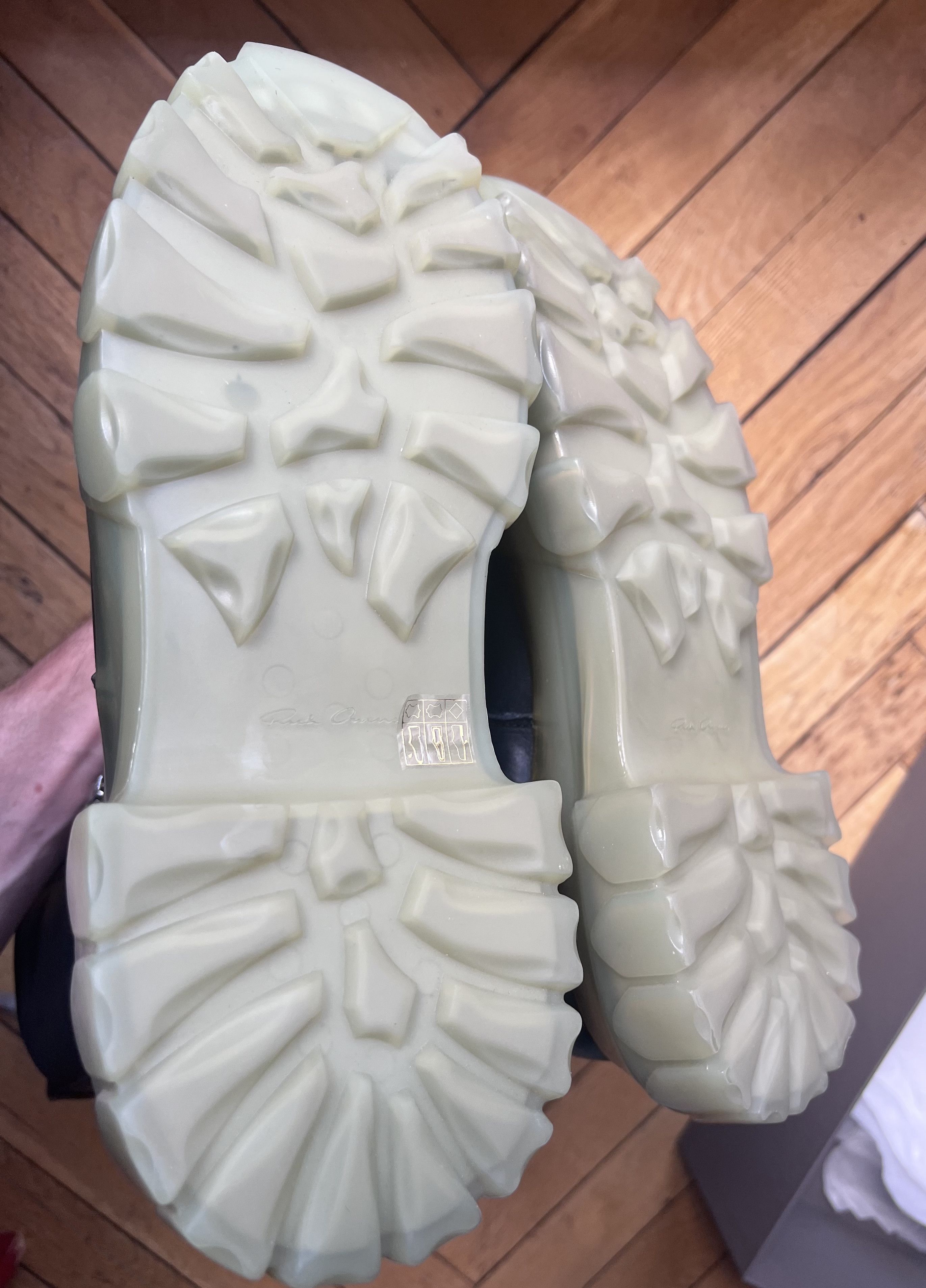 Rick Owens Mega Lace Bozo Tractor Boot Clear Sole New+Receipt Size US 10 / EU 43 - 21 Thumbnail