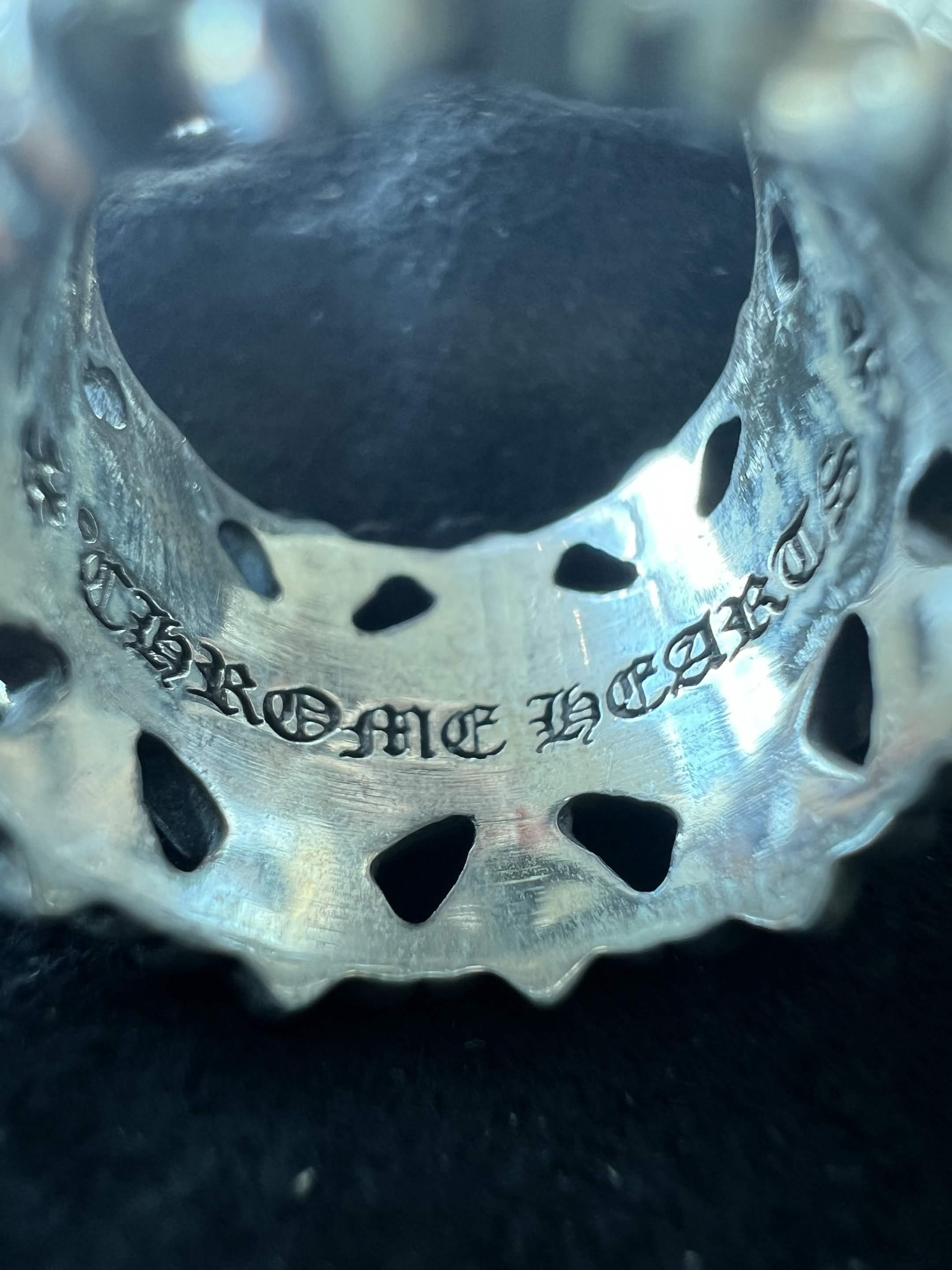 Chrome Hearts Chrome Hearts Cemetery Ring (PINKY) Size ONE SIZE - 4 Thumbnail
