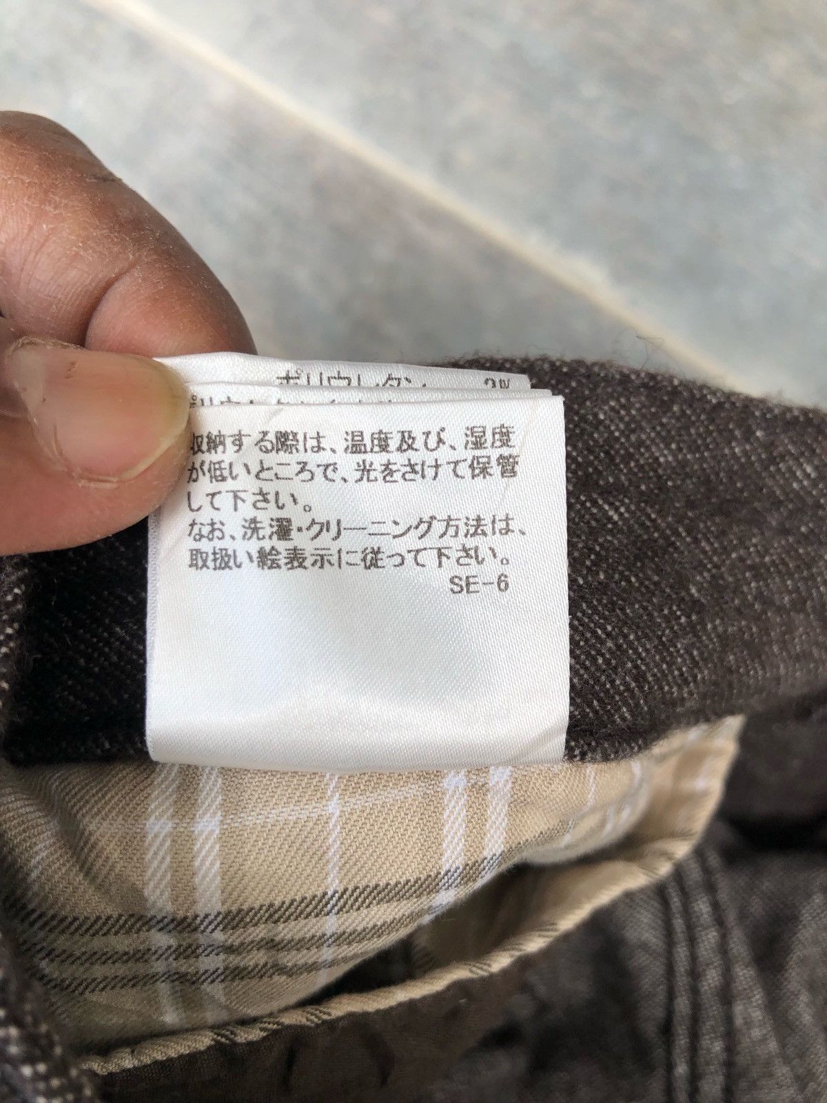 Burberry × Vintage 🔥Vintage Burberry Black Label Wool Jeans 🔥 Size US 30 / EU 46 - 10 Thumbnail