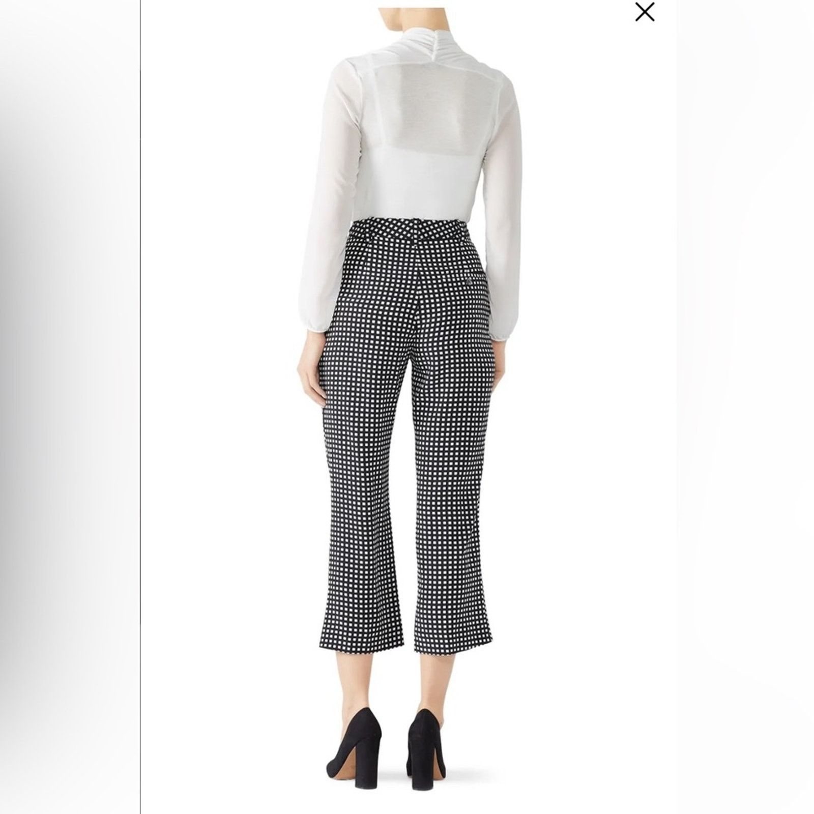 Equipment Equipment 100% Silk Cropped Pants, EUC, Size 6, MSRP $340 Size 28" / US 6 / IT 42 - 2 Thumbnail