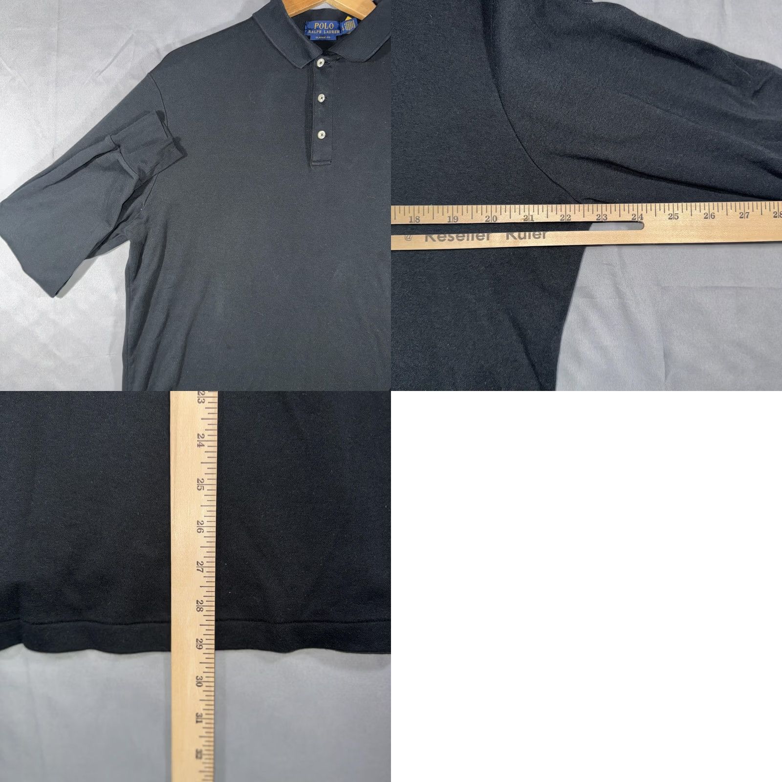Polo Ralph Lauren Polo Ralph Lauren Polo Shirt Mens Large Black Long Sleeve Classic Fit Cotton Size US L / EU 52-54 / 3 - 8 Thumbnail