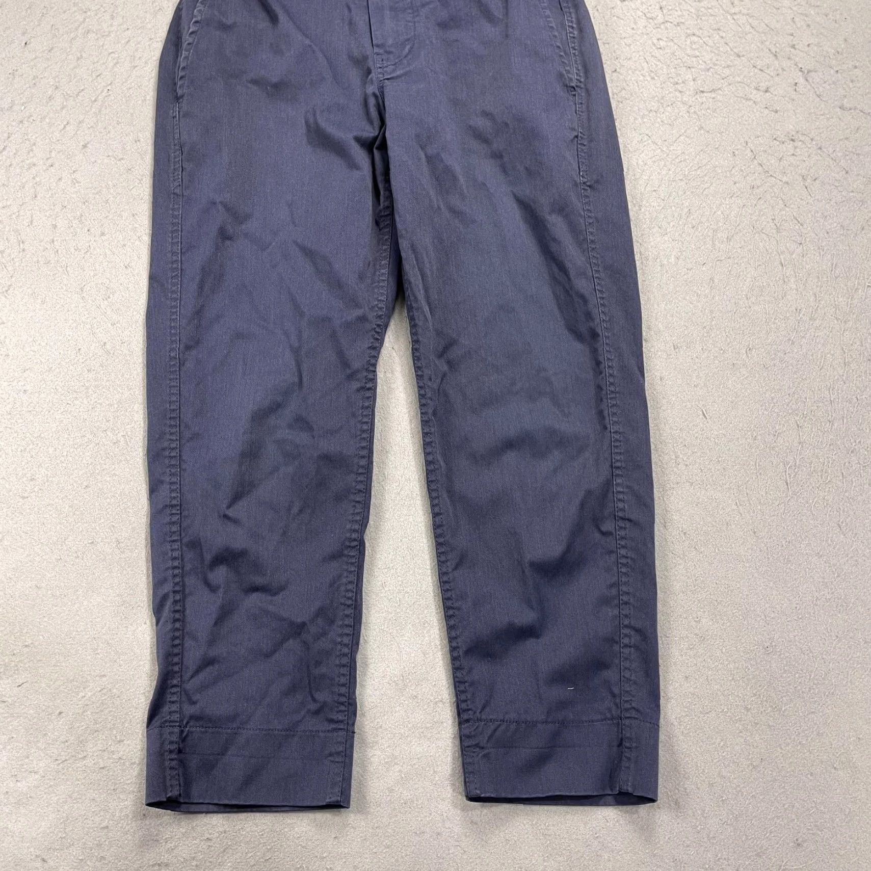 Vintage Beams Cat's Paw Work Clothing Mens Canvas Chino Pants Blue W28 28x24 Straight Pockets Logo Front Zip Casual Workwear Shirts? Size US 28 / EU 44 - 3 Thumbnail
