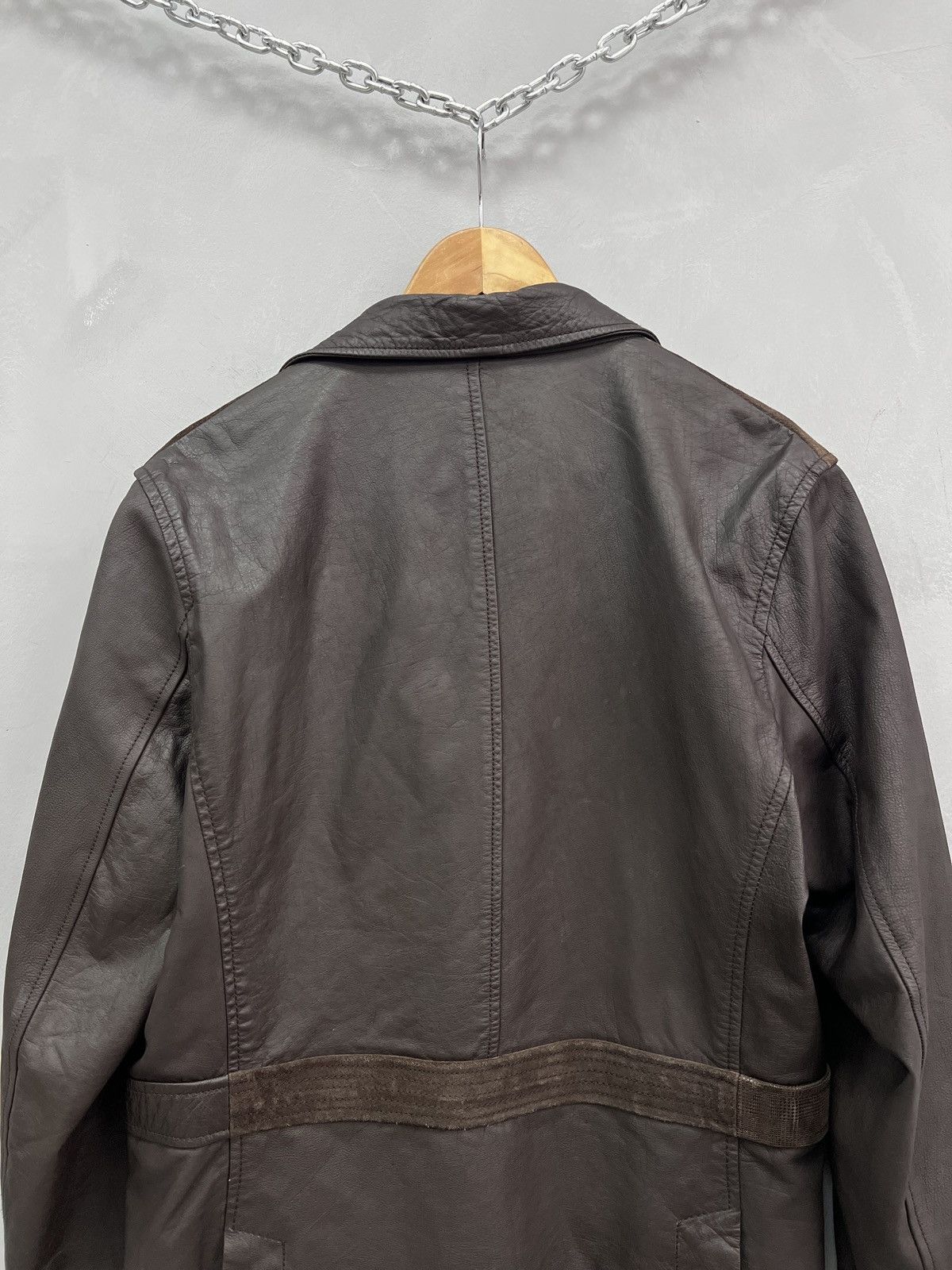 14th Addiction Rare 14thAddiction style leather blazer avant GARDE y2k Size US L / EU 52-54 / 3 - 13 Thumbnail