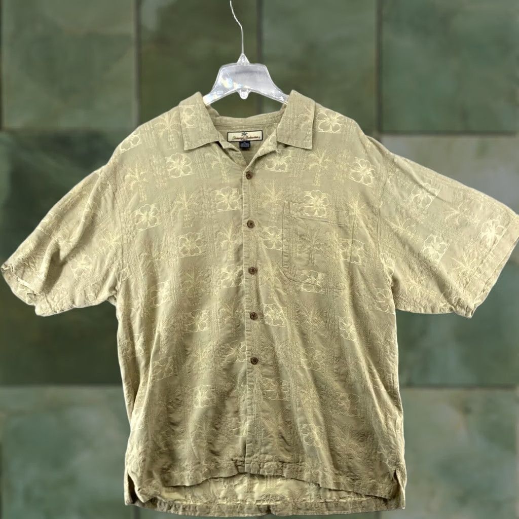 Tommy Bahama VINTAGE Tommy Bahama Shirt Mens XL Silk Floral Beach Size US XL / EU 56 / 4 - 1 Thumbnail