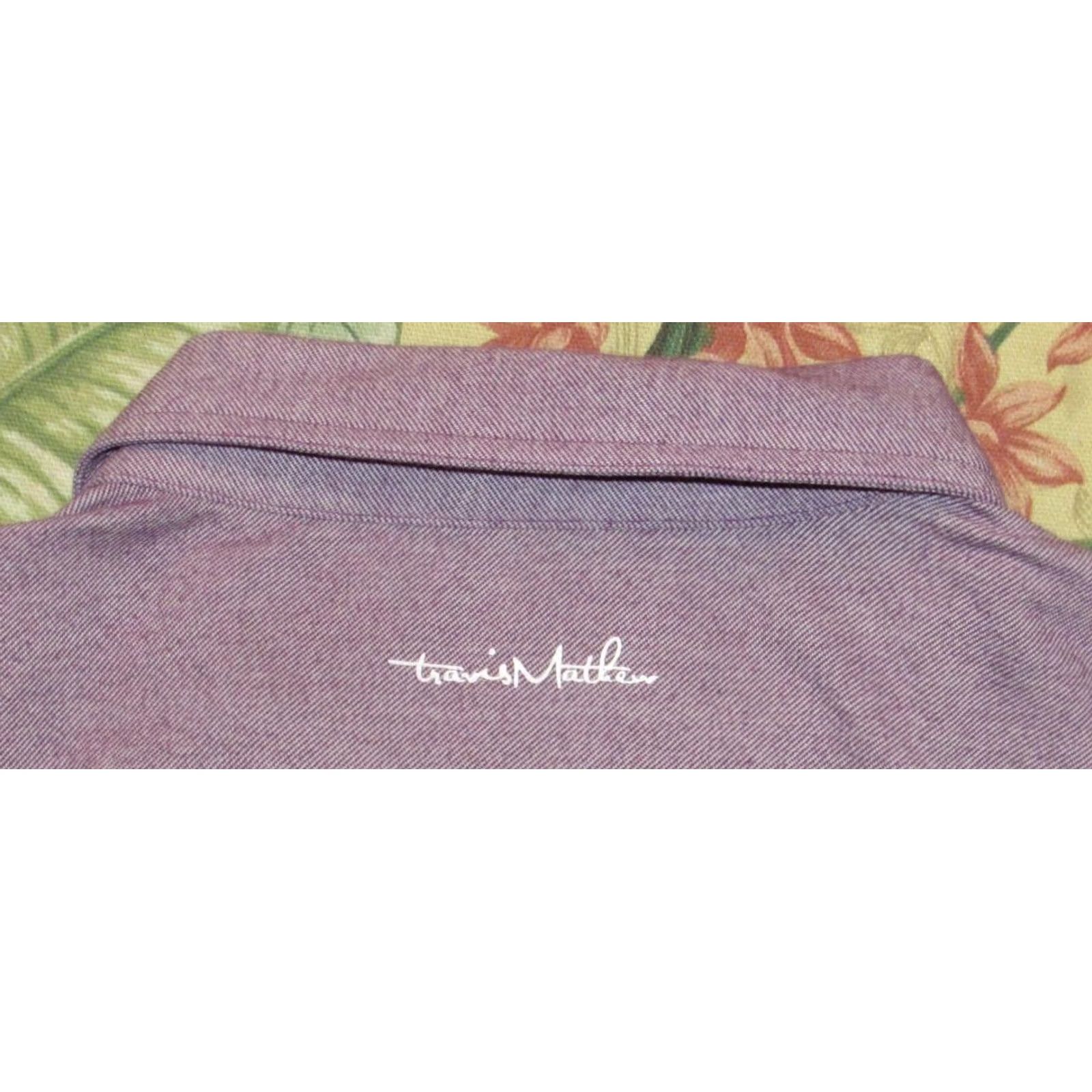 TravisMathew VINTAGE Travis Mathew Purple Short Sleeve Polo Golf Shirt Monarch Beach XL Size US XL / EU 56 / 4 - 3 Thumbnail