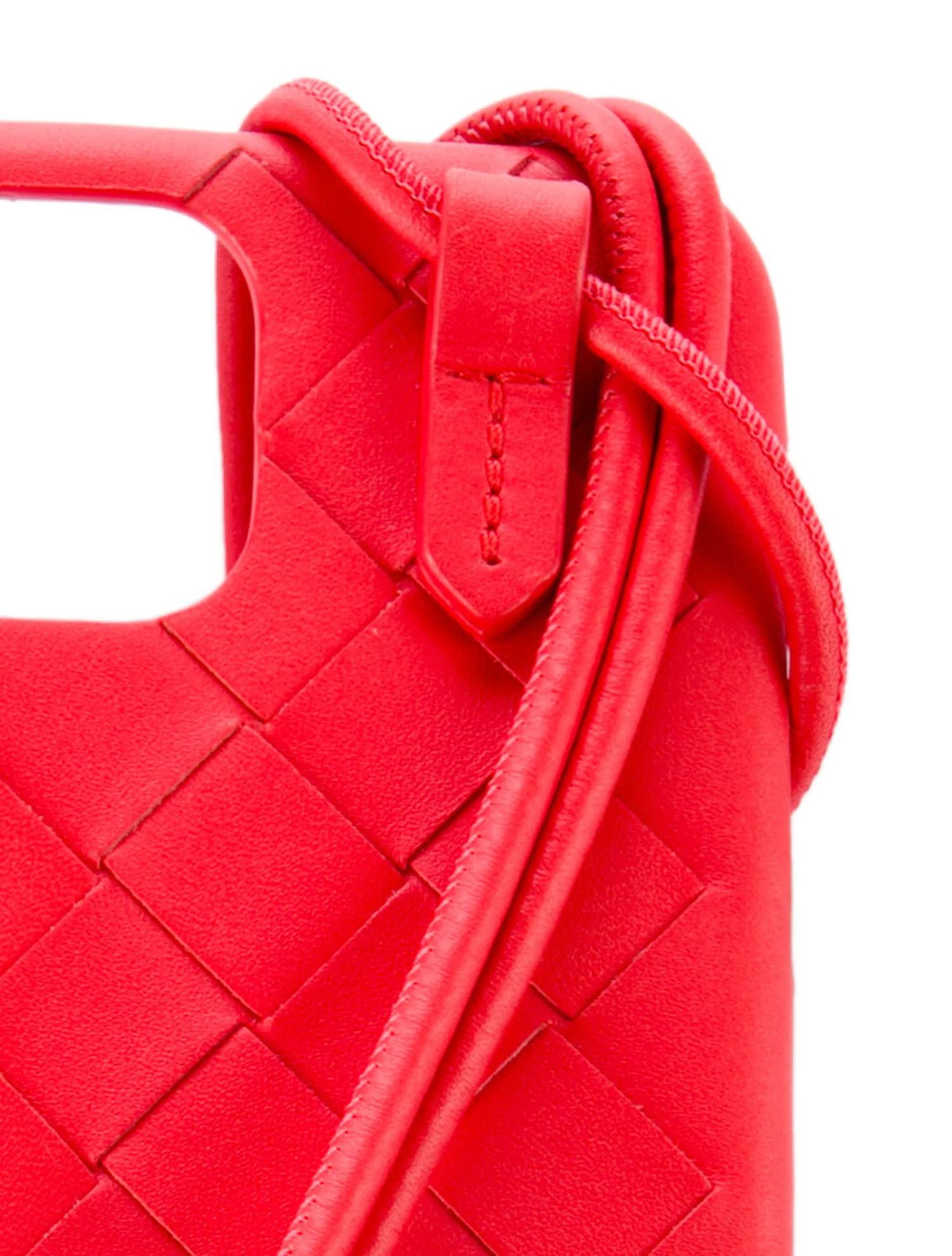 Bottega Veneta o1w1db11024 Size: OS / Iphone 12 Pro Case in Red Size ONE SIZE - 2 Thumbnail