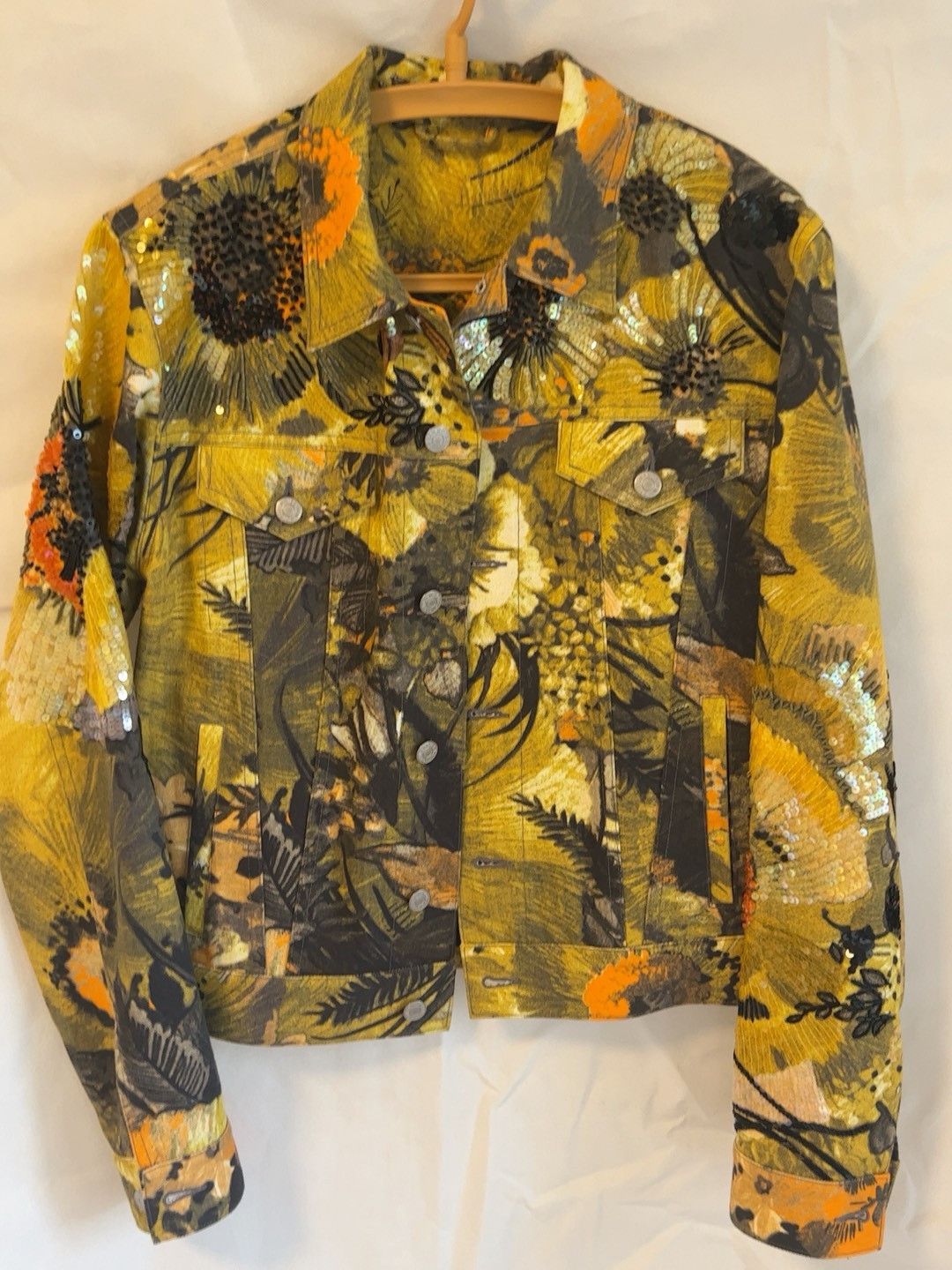 Dries van noten Sequined beaded jacket 2501-Nextarrow