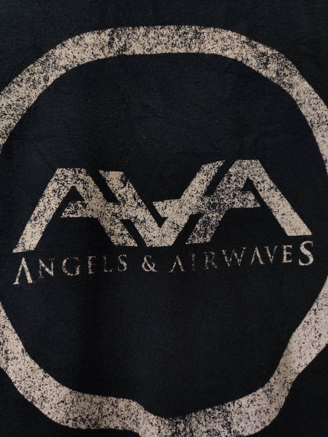 Band Tees Vtg 00's Angels & Airwaves Logo T-Shirt Size US M / EU 48-50 / 2 - 3 Thumbnail