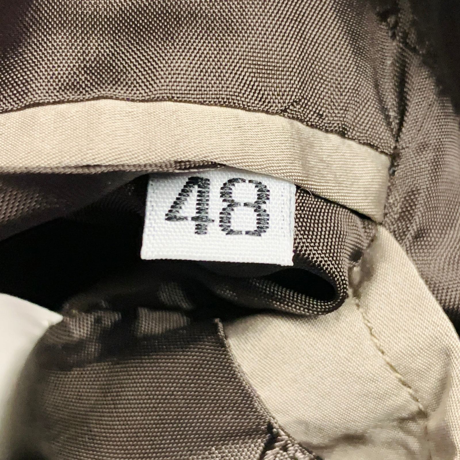 Daniele Alessandrini 38 Khaki Satin Double Breasted Belted Jacket Size US M / EU 48-50 / 2 - 10 Thumbnail