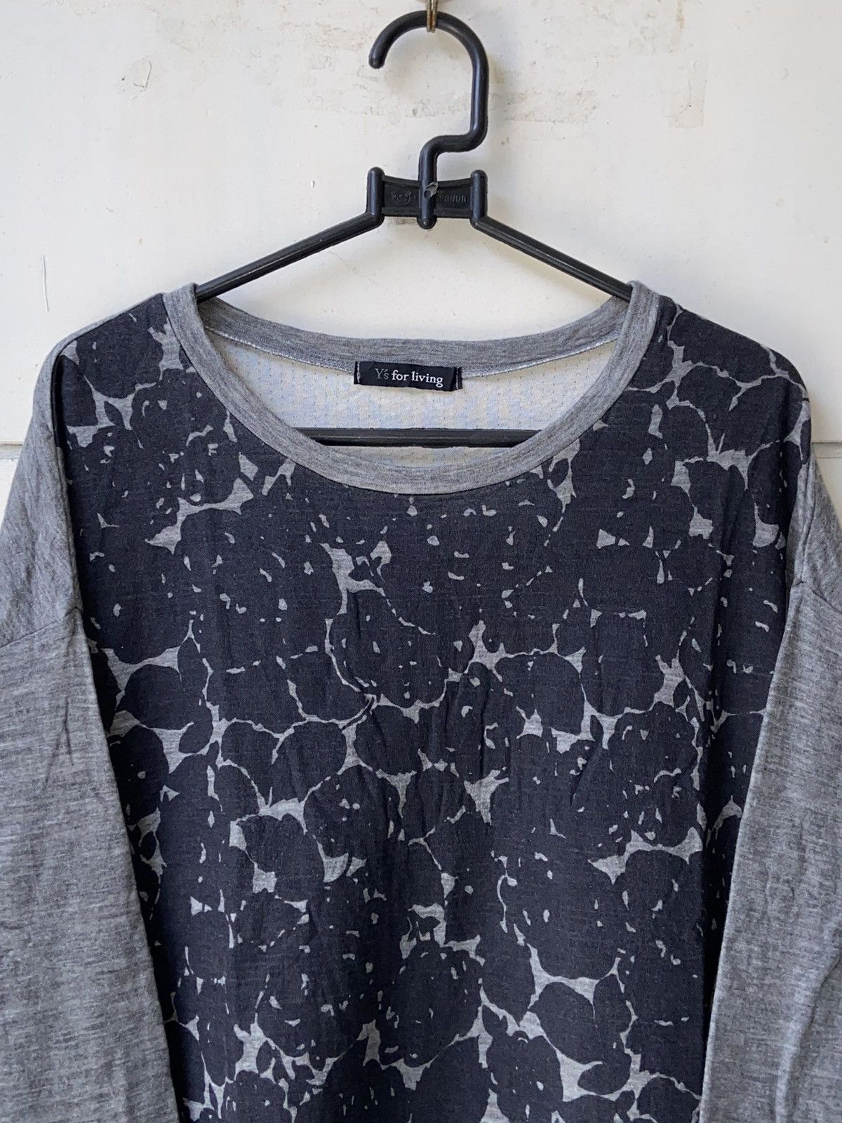 Yohji Yamamoto Y’S FOR LIVING Grey Long Sleeve T-Shirt Size US XL / EU 56 / 4 - 3 Thumbnail