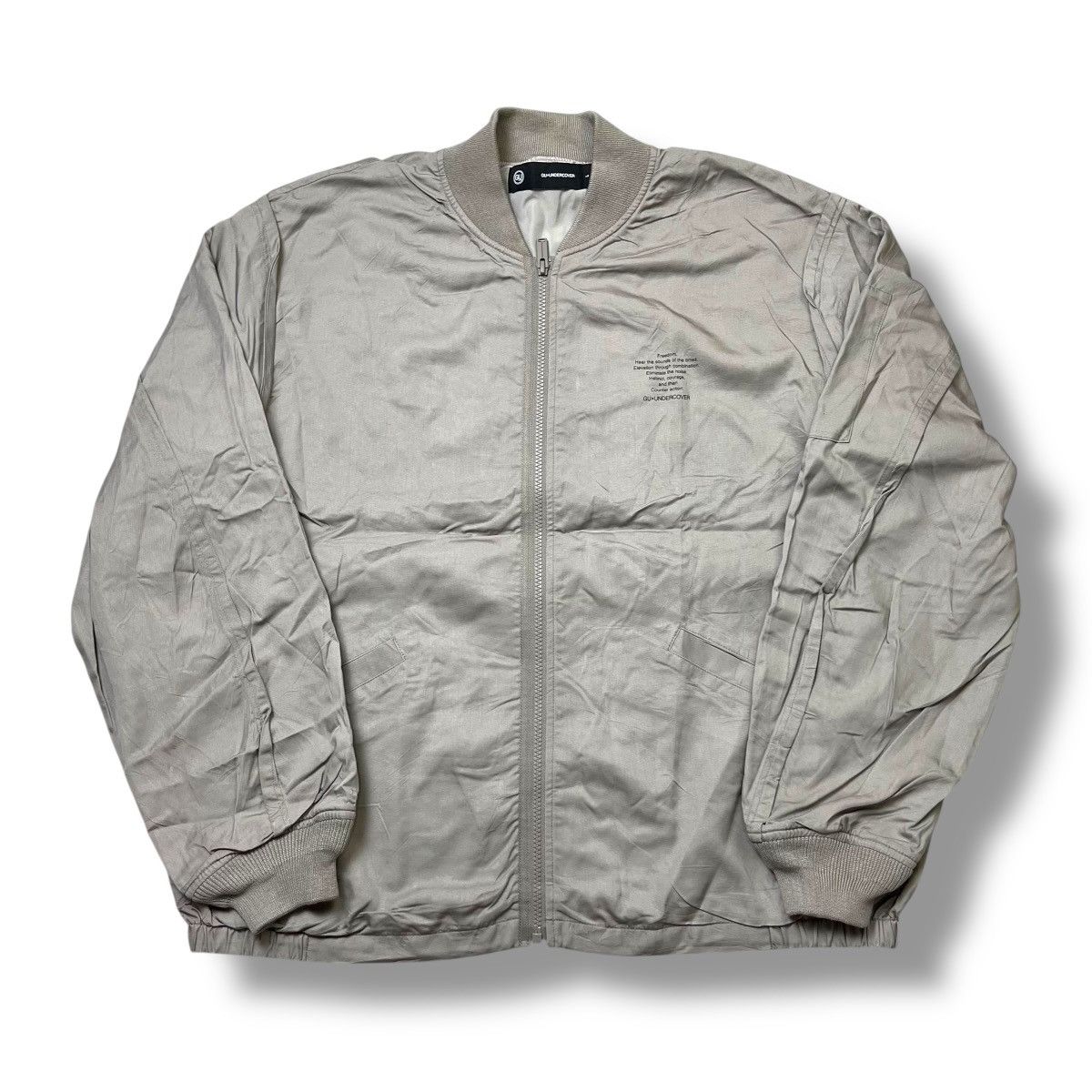 Undercover RARE Archive Japan 🖤 GU × UNDERCOVER Skull Bomber Jacket Size US L / EU 52-54 / 3 - 2 Thumbnail