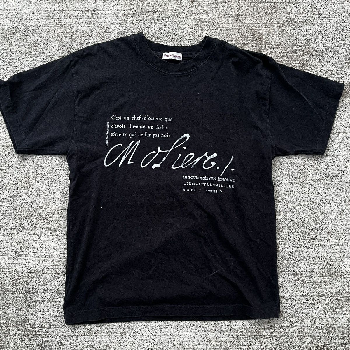 Japanese Brand Vintage Le Bourgeois gentilhomme Black T-Shirt Size L Size US L / EU 52-54 / 3 - 1 Thumbnail