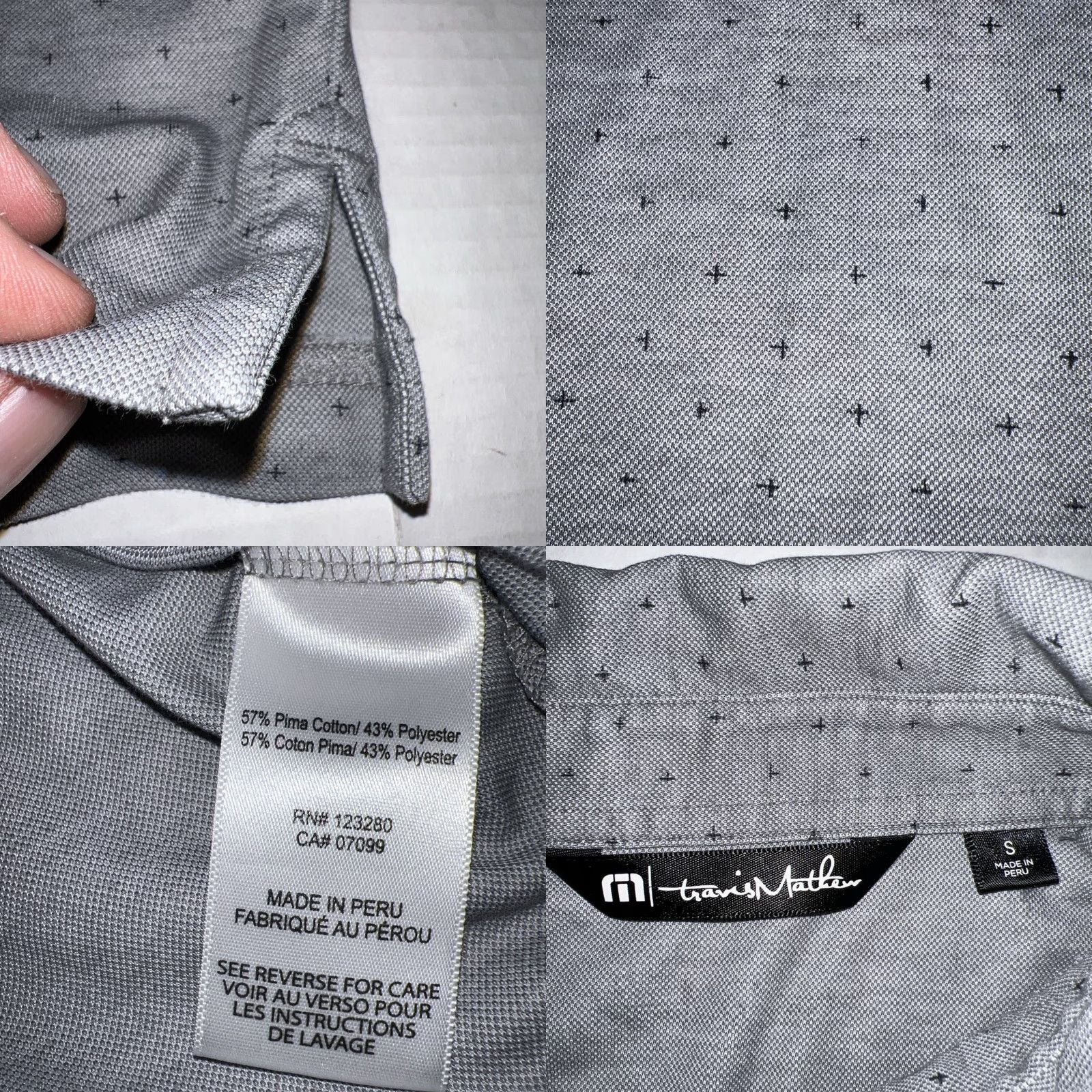 TravisMathew VINTAGE Travis Mathew Polo Shirt Men's Golf Bel Air Country Club BACC Gray 100% Cotton Short Sleeve Embroidered Logo Size S Size US S / EU 44-46 / 1 - 8 Thumbnail
