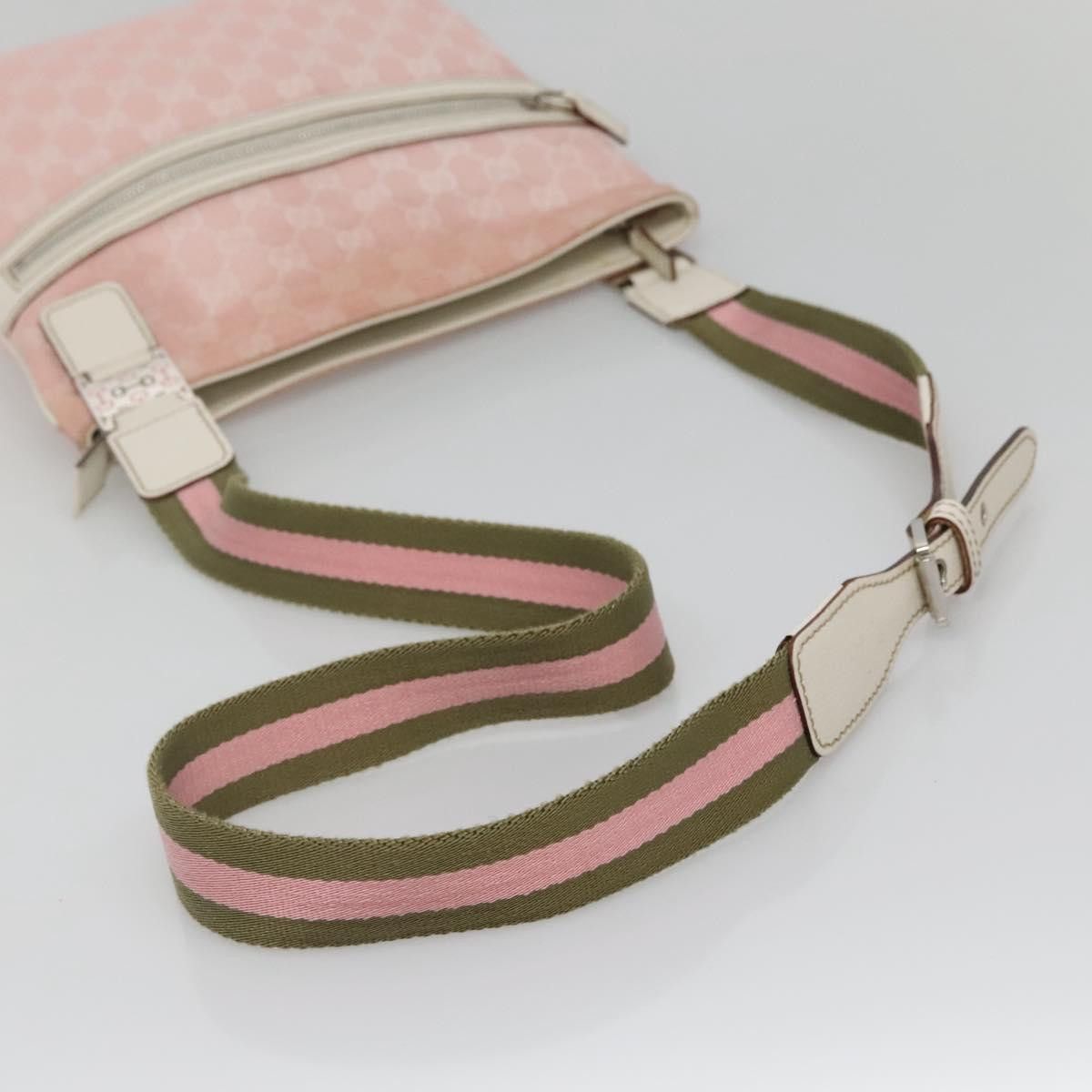 Gucci GUCCI GG Canvas Sherry Line Tote Bag Pink Silver Size ONE SIZE - 7 Thumbnail