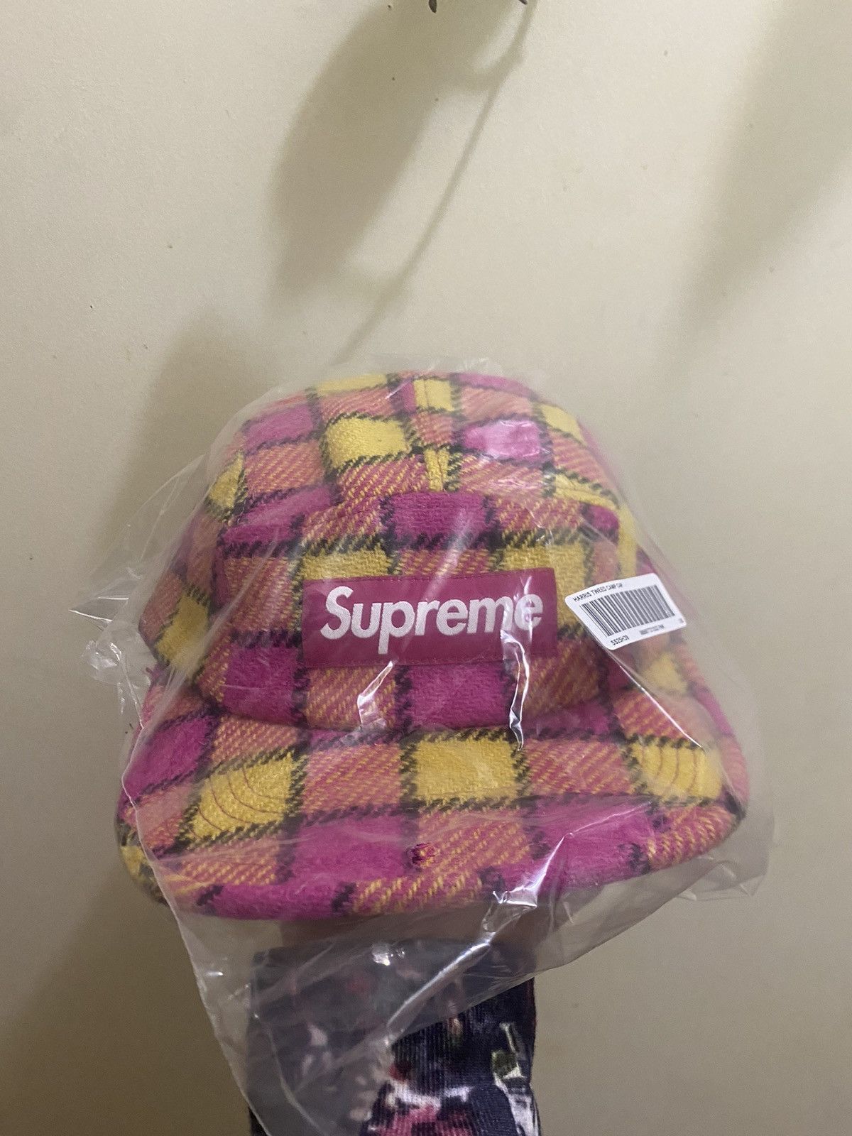 Supreme Harris Tweed Camp Cap | Grailed