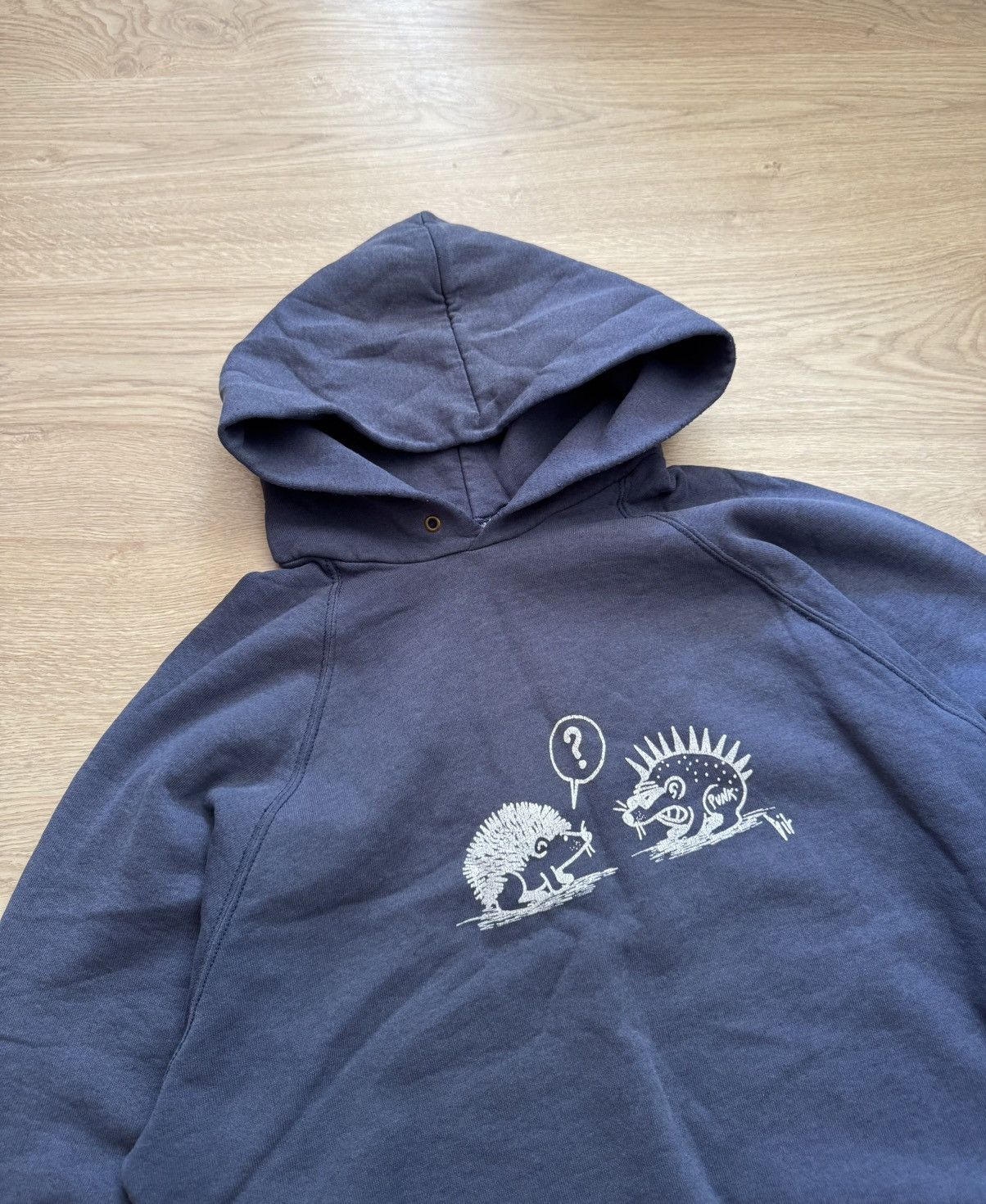 Band Tees Vintage 90’s Screen Stars Punk Faded Hoodie Size US XL / EU 56 / 4 - 2 Thumbnail