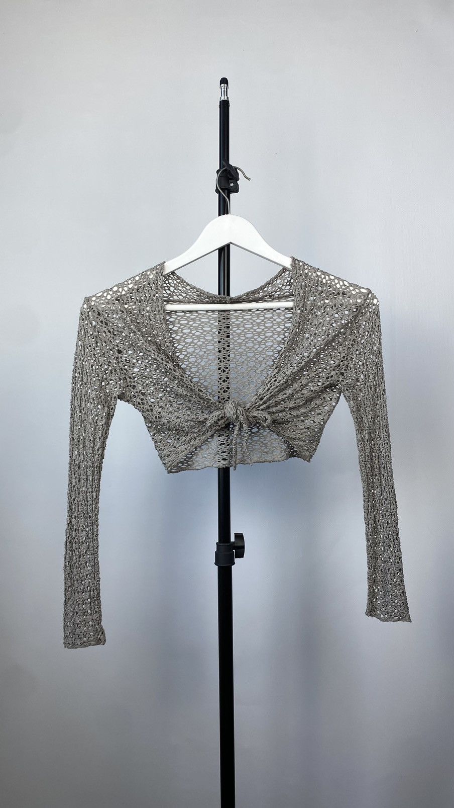 Other Vintage Japanese Longsleeve Mesh Rick Owens Style Y2k Opium Size S / US 4 / IT 40 - 2 Thumbnail