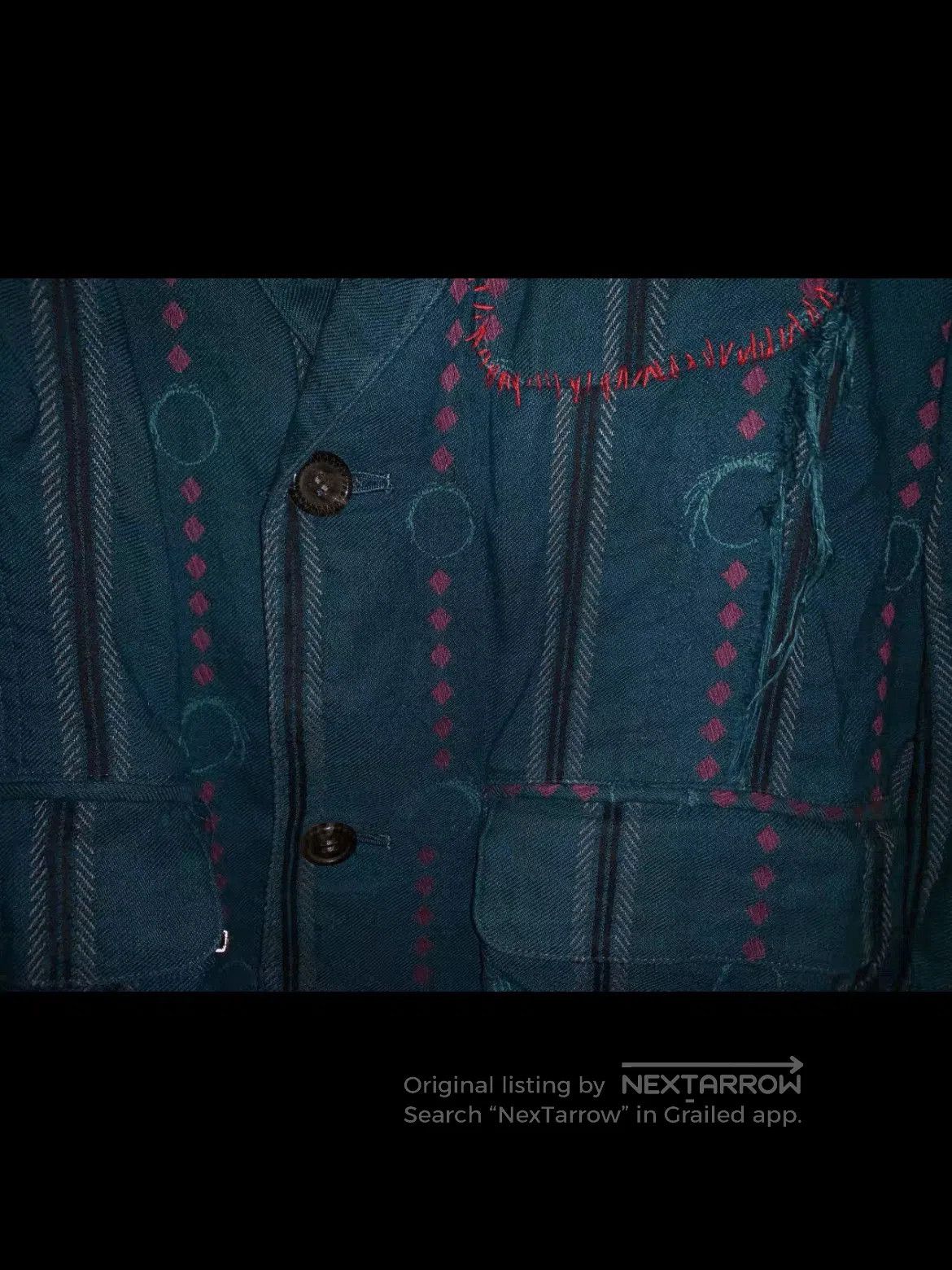 Undercover Undercover 03SS SCAB Distressed Patch Jacket. Size US M / EU 48-50 / 2 - 4 Thumbnail