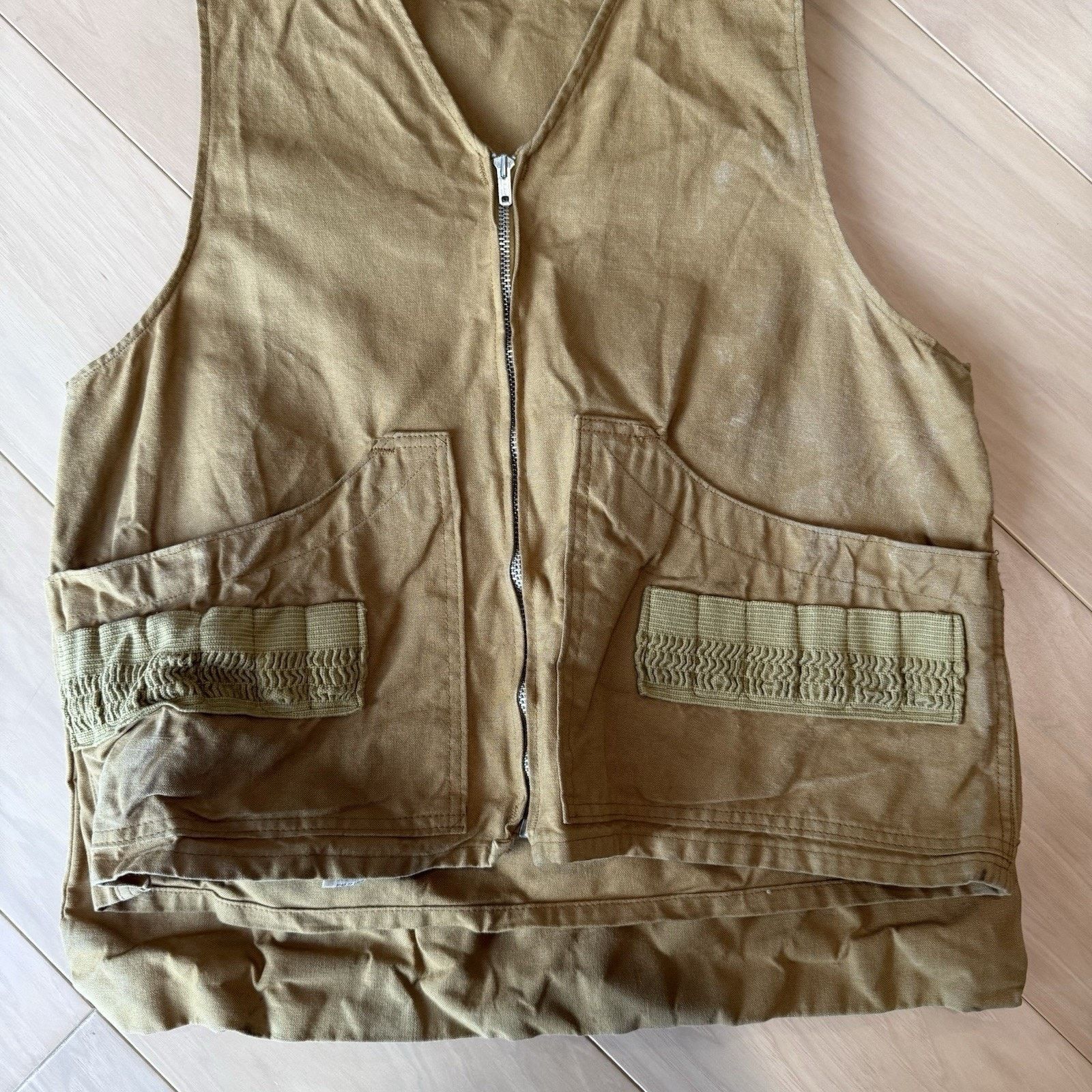 Sears Vintage Sears Field Tested Vest Small Khaki 80s Outdoors Size US S / EU 44-46 / 1 - 4 Thumbnail