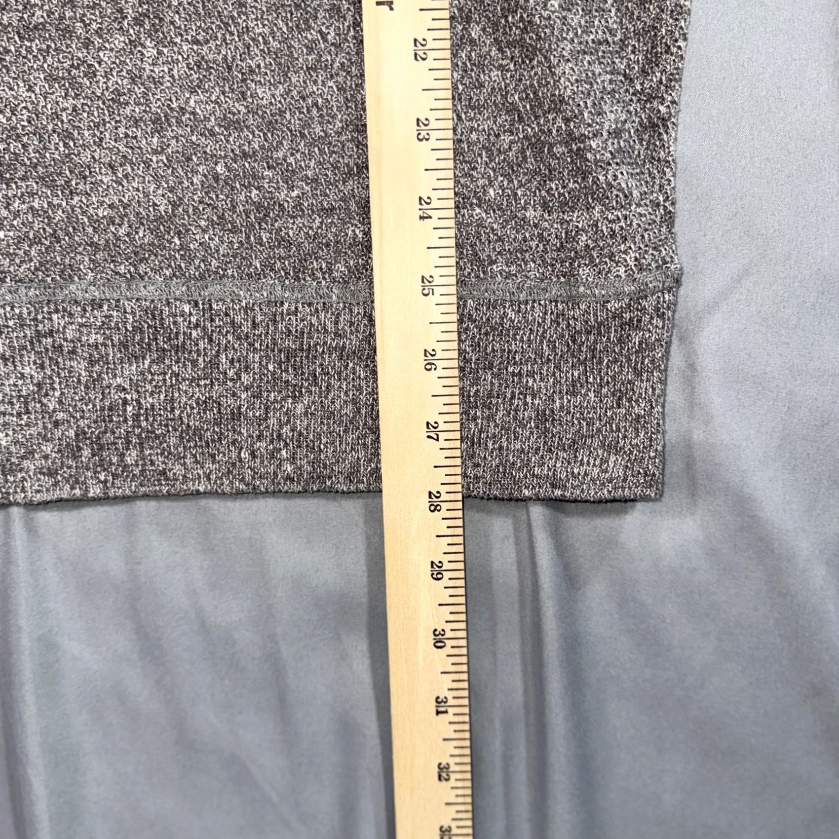 Alex Mill Alex Mill Men's Size S Grey Mouliné Linen-Cotton Blend Crewneck Sweater Size US S / EU 44-46 / 1 - 8 Thumbnail