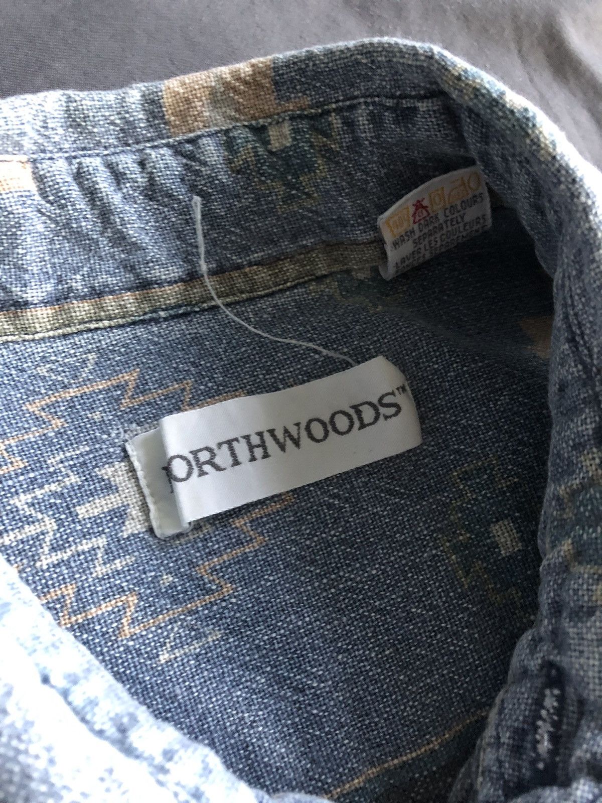Vintage VINTAGE NORTHWOODS AZTEC SOFT WASH BUTTON UP Size US M / EU 48-50 / 2 - 3 Thumbnail