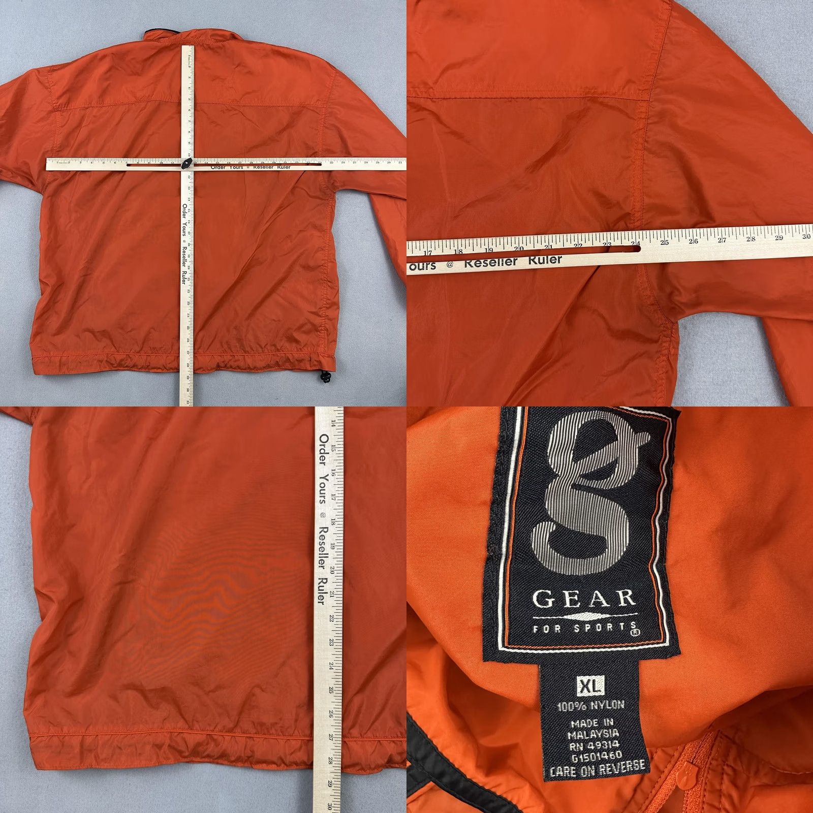 Vintage VINTAGE US Open 2006 Jacket Men XL Tennis Pullover Windbreaker Gear For Sports XL Orange Windbreaker Pockets 1/4 Zip Mens Size US XL / EU 56 / 4 - 8 Thumbnail