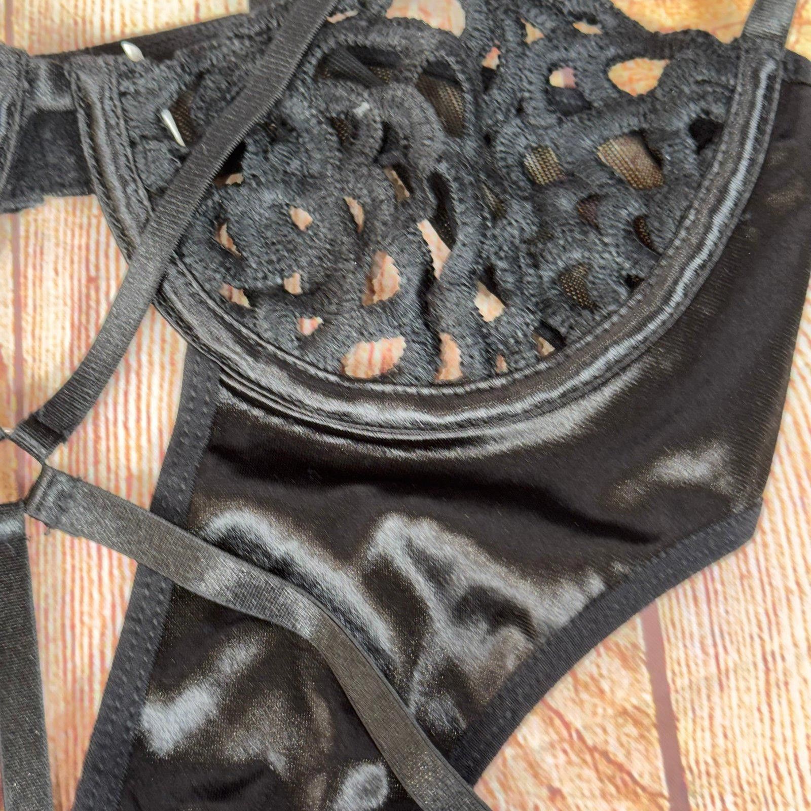 Other Small Black Lingerie Bodysuit Size ONE SIZE - 7 Thumbnail