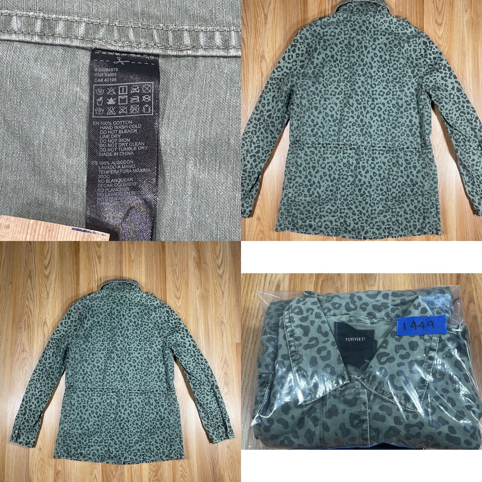 Forever 21 Forever 21 Jacket Camouflage Womens Size M Front Zip Button Coat Shirt Long Sleeve Jacket Womens Mens? Size M / US 6-8 / IT 42-44 - 9 Thumbnail