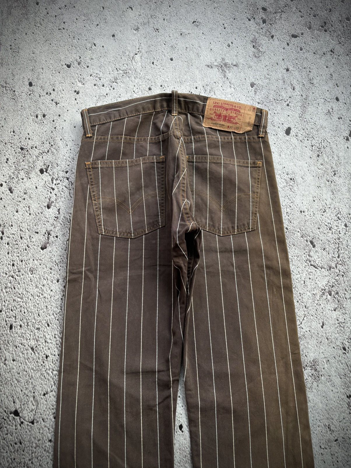 Levi's Vintage Clothing Vintage Levis 505-69 Japanese stripe jeans Size US 30 / EU 46 - 4 Thumbnail