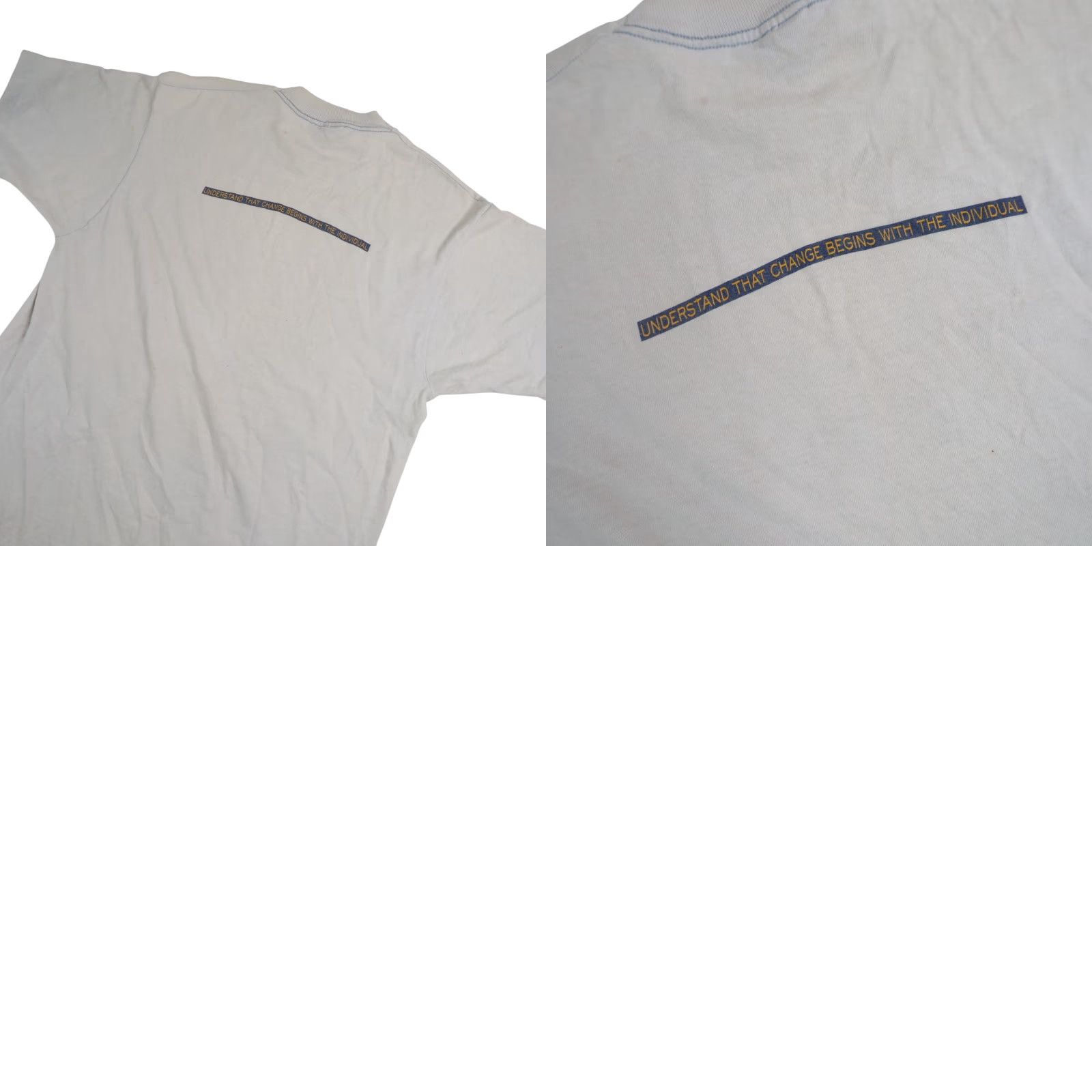Vintage VINTAGE 80s R.E.M Green World Tour Mens XL Graphic Band Tee Gray Size US XL / EU 56 / 4 - 9 Thumbnail