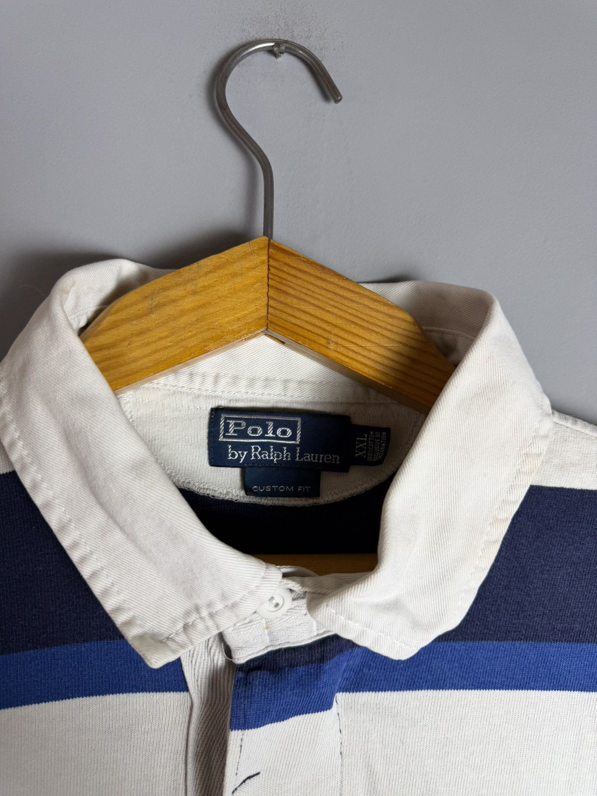 Polo Ralph Lauren Vintage Polo Ralph Lauren rugby long sleeve Size US XXL / EU 58 / 5 - 5 Thumbnail