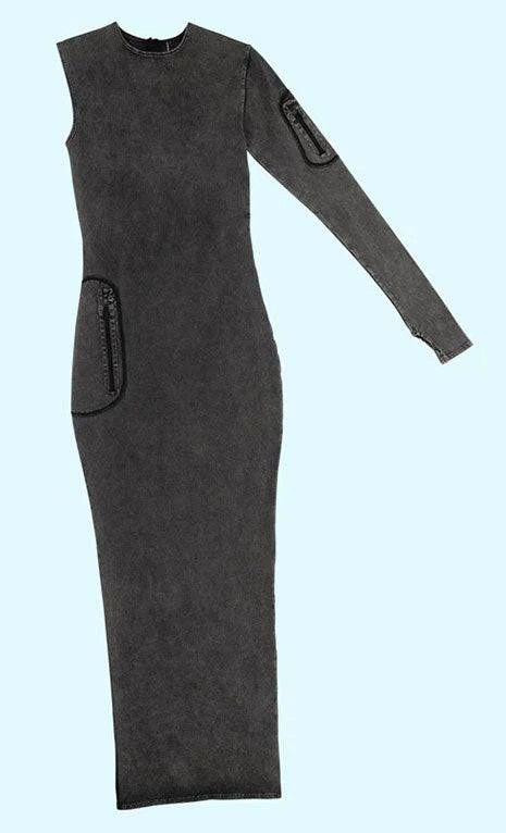 Entire Studios o1mle0524 Compartment Dress in Grey Size S / US 4 / IT 40 - 4 Thumbnail