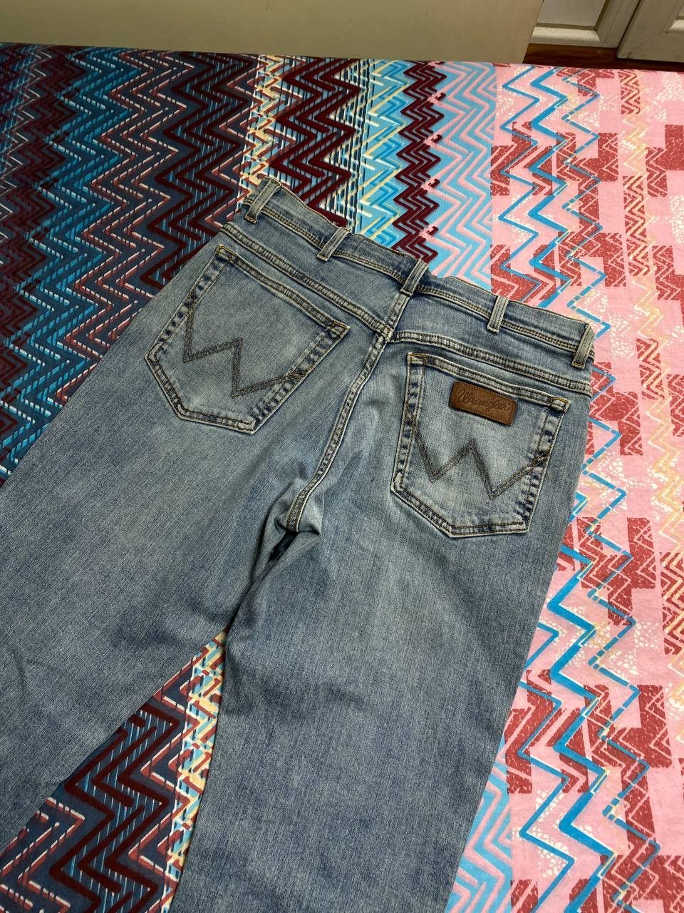 Vintage × Wrangler Wrangler Vintage Blue Distressed Denim F89 Size US 34 / EU 50 - 15 Thumbnail