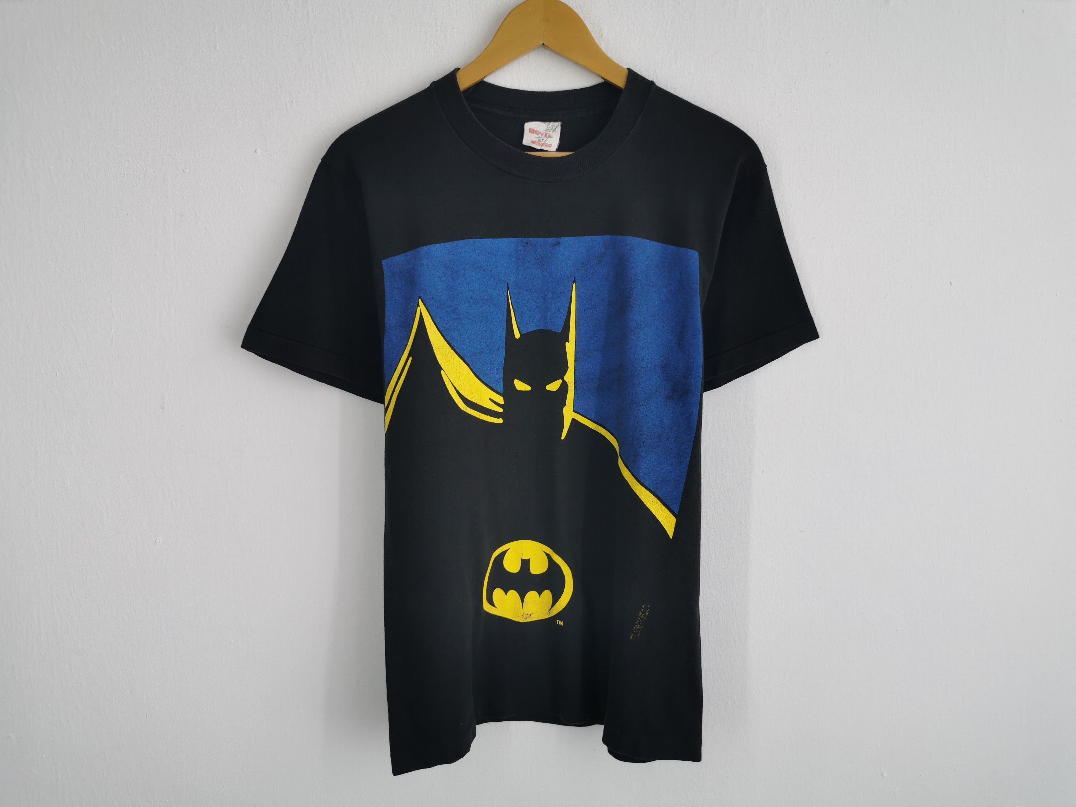 Vintage Vintage 80's Batman DC Cartoon Big Print Tee T Shirt Size M Size US M / EU 48-50 / 2 - 2 Thumbnail