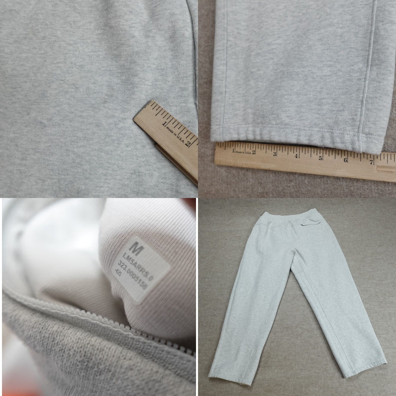 Lululemon Lululemon Pants Medium Gray Heather Steady State Trousers Mens LM5ARRS Size US 31 - 8 Thumbnail