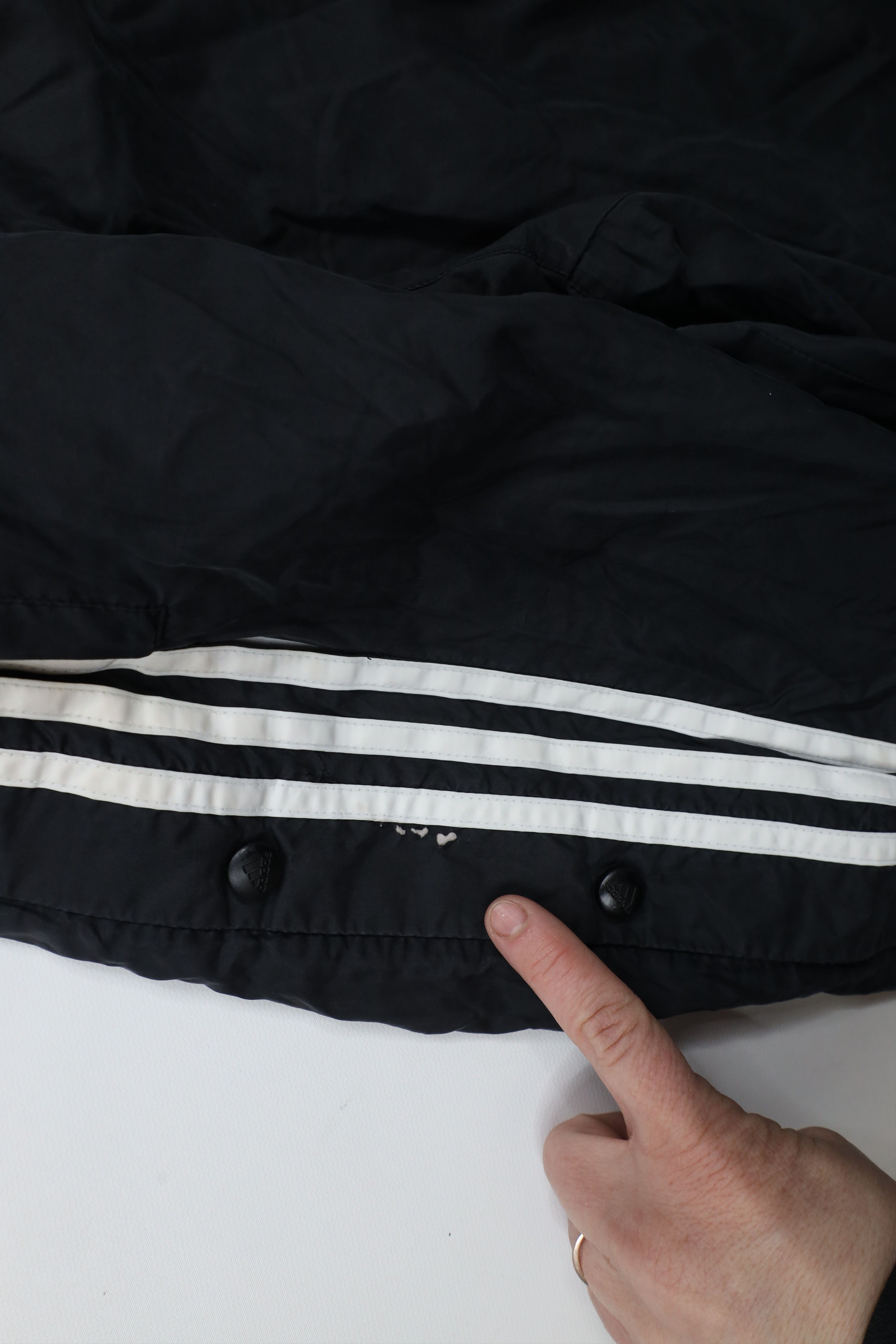 Adidas × Vintage Vintage Y2K 2001 Adidas Lined Tearaway Windbreaker Pants Size US 34 / EU 50 - 8 Thumbnail