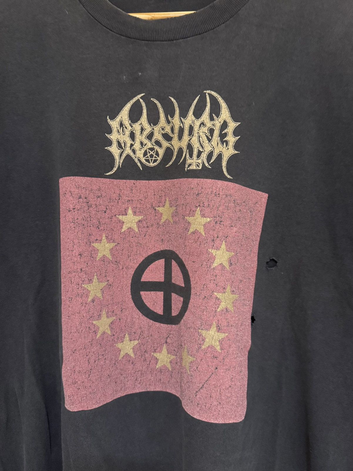 Band Tees Trashed-Faded Absurd Shirt 1997 XL 88 copies worldwide NSBM Size US XL / EU 56 / 4 - 3 Thumbnail