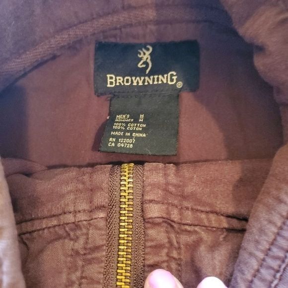 Other Browning Embroidered Logo Sz M Brown 1/4 Zip Pullover Sweats Size US M / EU 48-50 / 2 - 8 Thumbnail