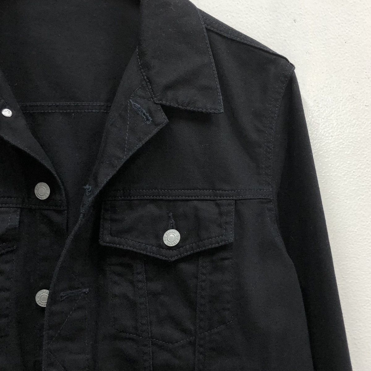Japanese Brand Japanese Brand Gu Trucker Denim Jacket Black ( L ) Size US L / EU 52-54 / 3 - 6 Thumbnail