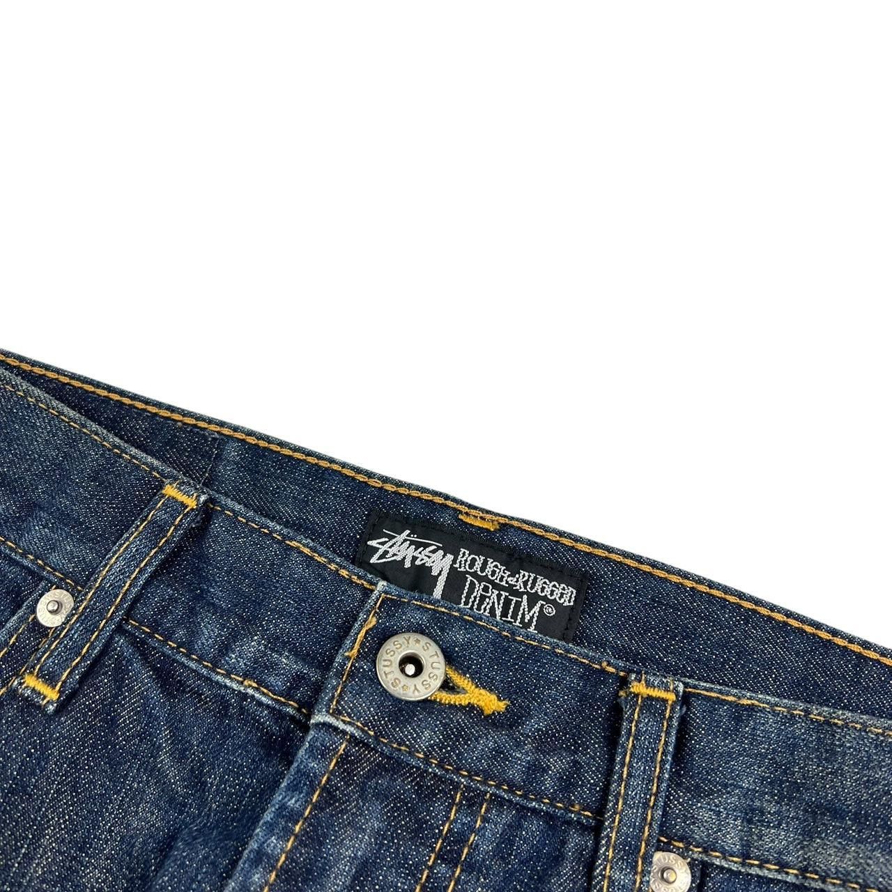 Stussy Vintage 2000s Stussy Embroidered Logo Jeans - Waist: 29” Size US 29 - 5 Thumbnail