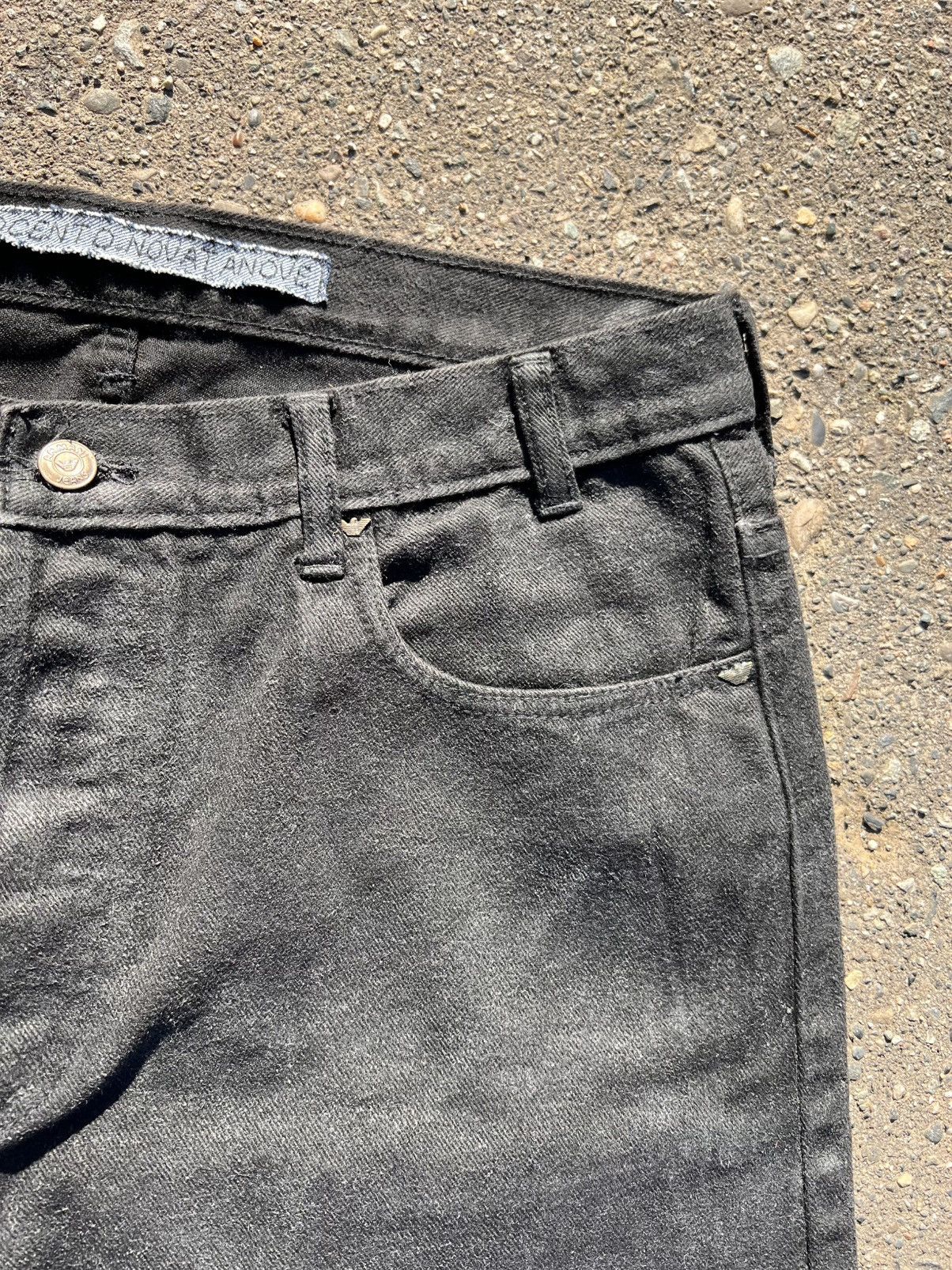 Vintage NovocentoNovantanove “rmani” flared heavy waxed jeans Size US 34 / EU 50 - 11 Thumbnail