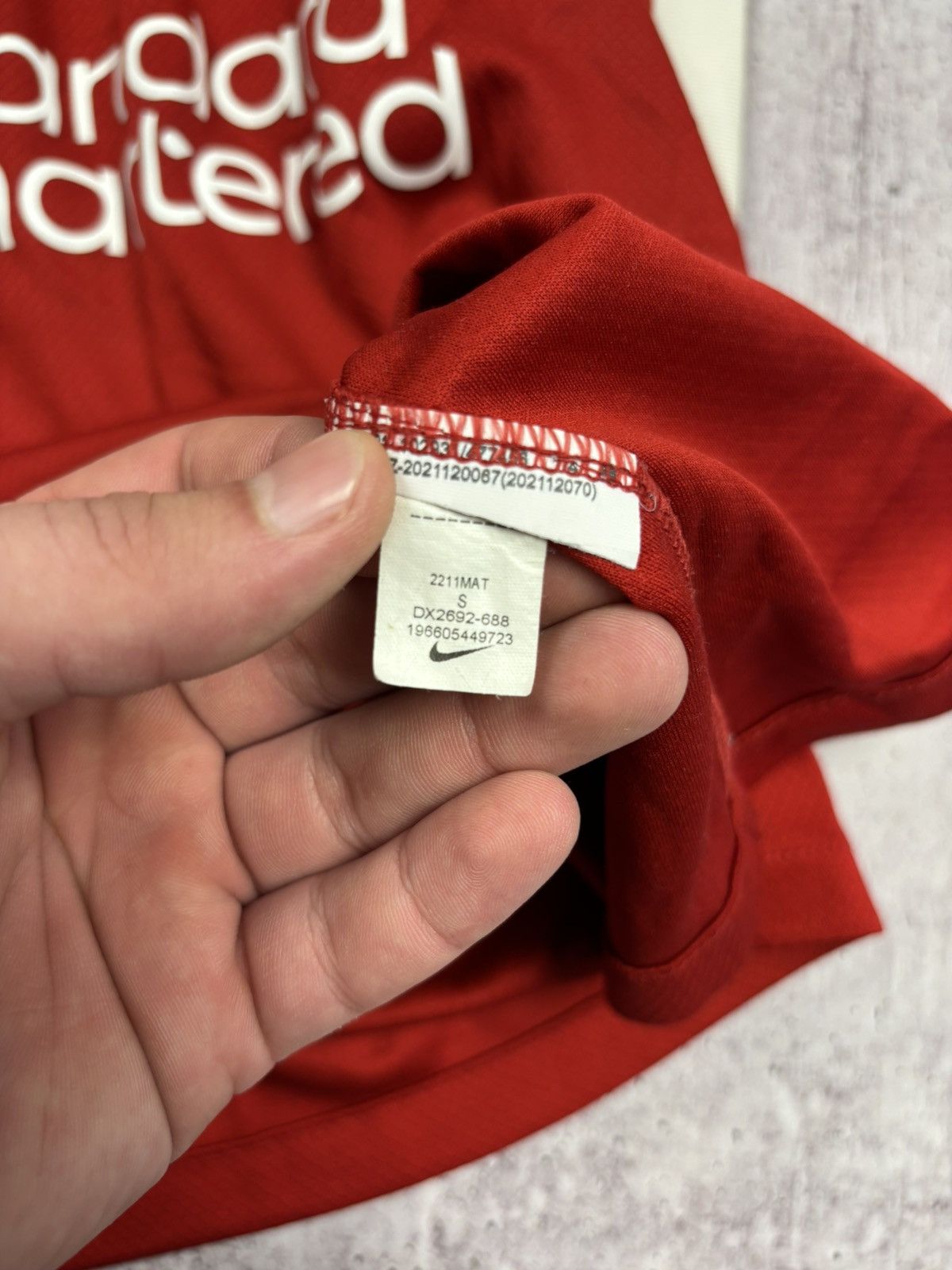 Nike Nike x Liverpool 2023-24 soccer jersey size S Size US S / EU 44-46 / 1 - 5 Thumbnail