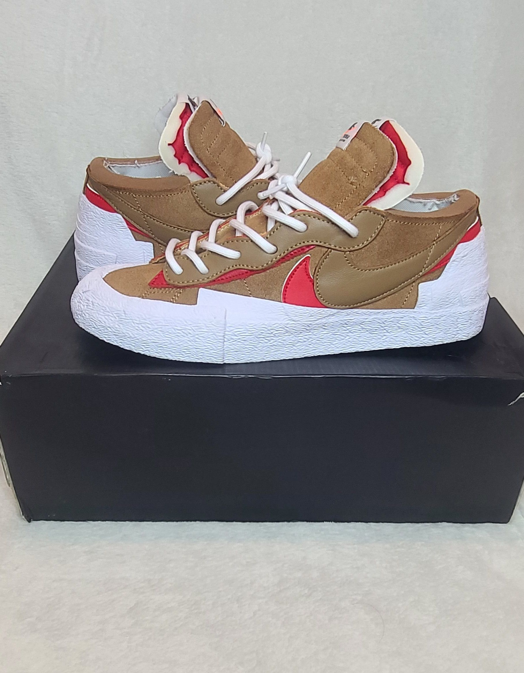 Nike × Sacai Nike Sacai Blazer Low British Tan Size US 10.5 / EU 43-44 - 1 Thumbnail