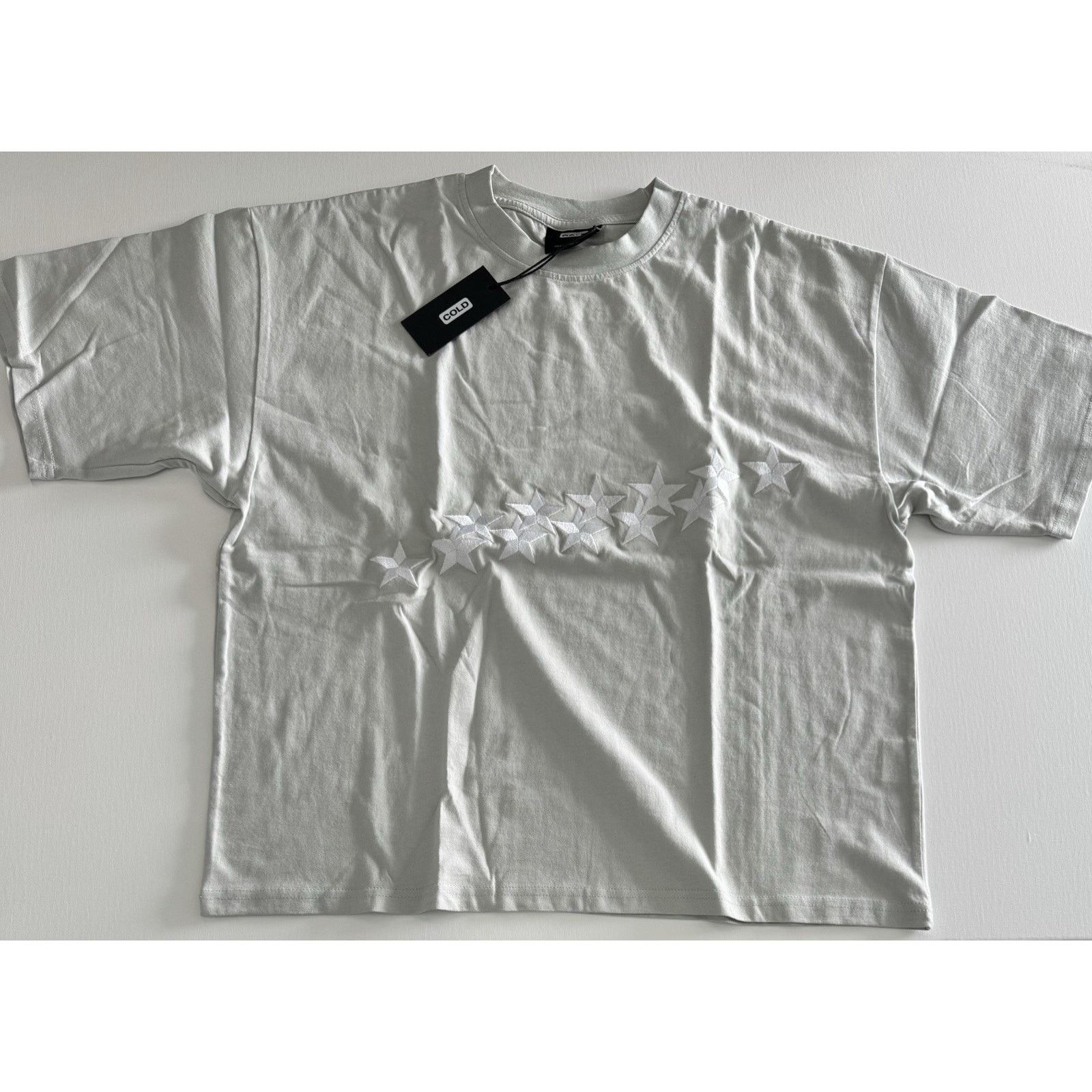 Other Cold Culture Unisex Oversized stars Tee Pale Gray Size US S / EU 44-46 / 1 - 3 Thumbnail