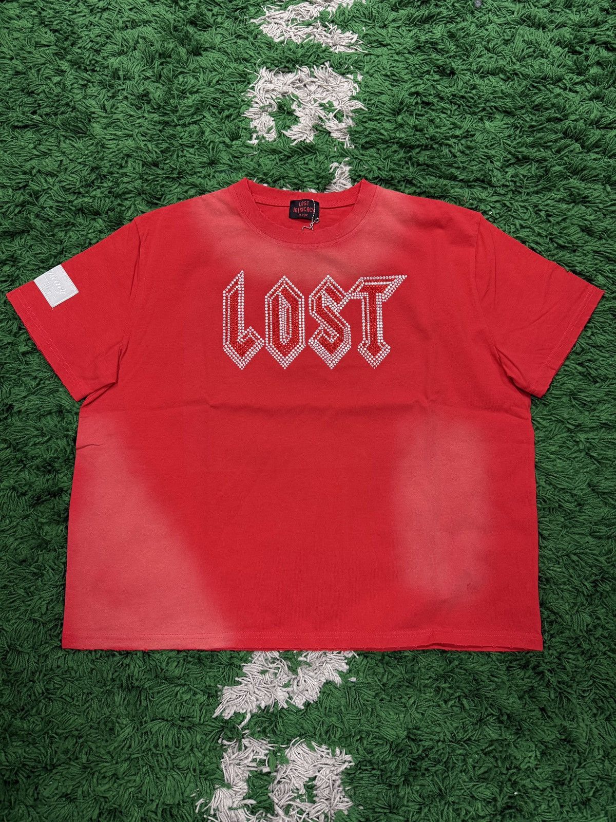 LOST INTRICACY Lost intricacy red rhinestone tee Size US S / EU 44-46 / 1 - 1 Preview