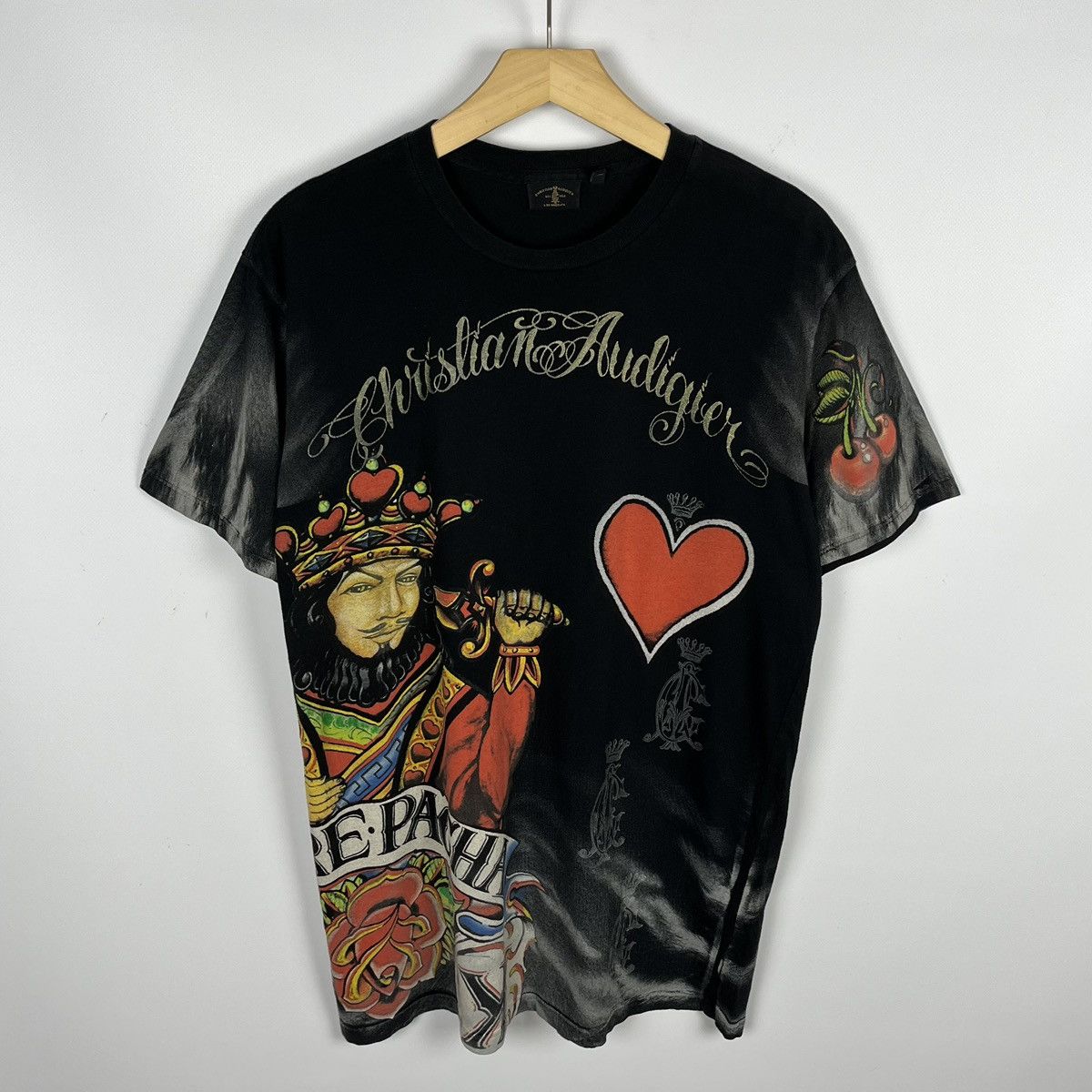 Christian Audigier Vintage Christian Audigier y2k Ed hardy rare tee 90’s Size US M / EU 48-50 / 2 - 2 Thumbnail