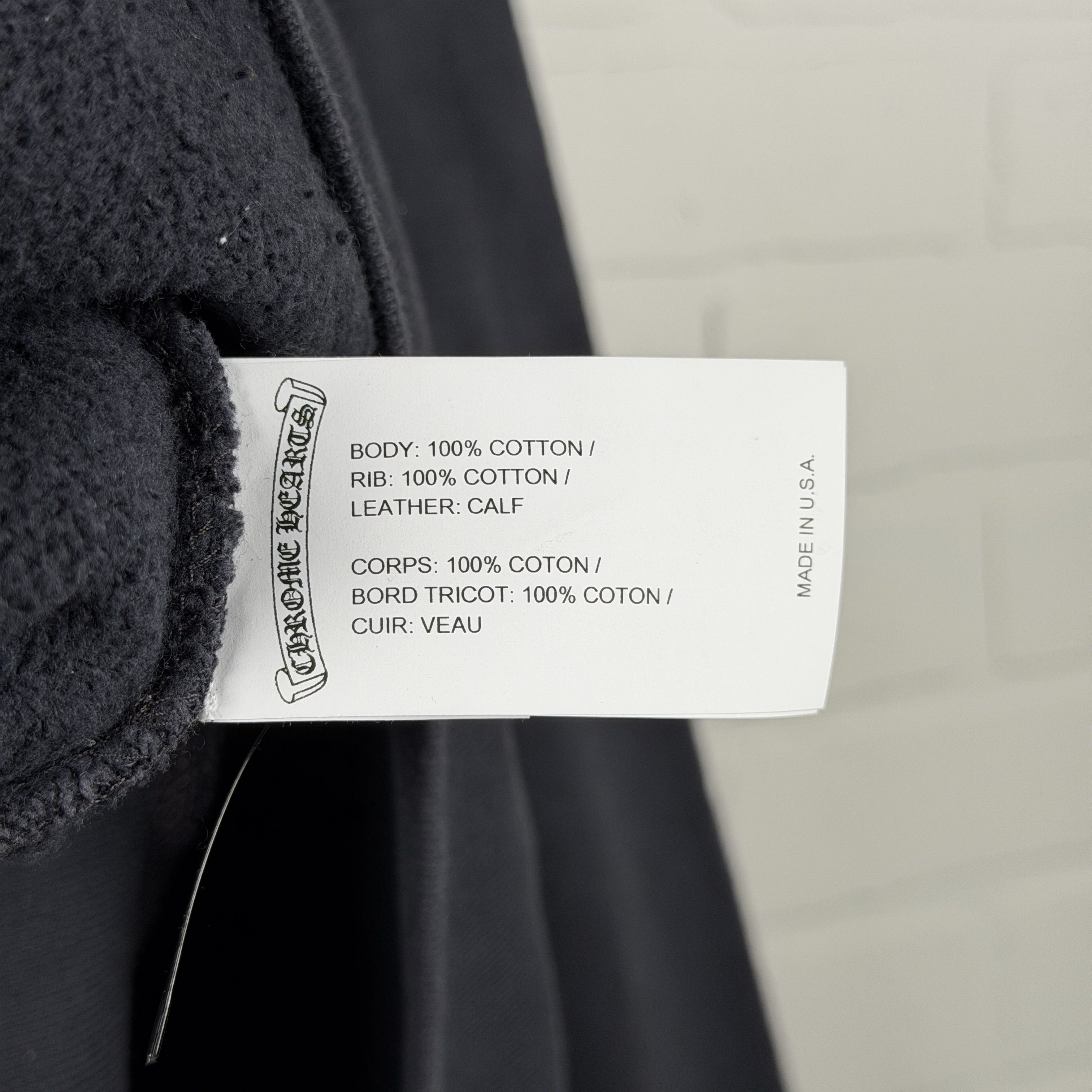 Chrome Hearts Chrome Hearts Blue Cross Patch Paper Jam Hoodie Size US L / EU 52-54 / 3 - 7 Thumbnail