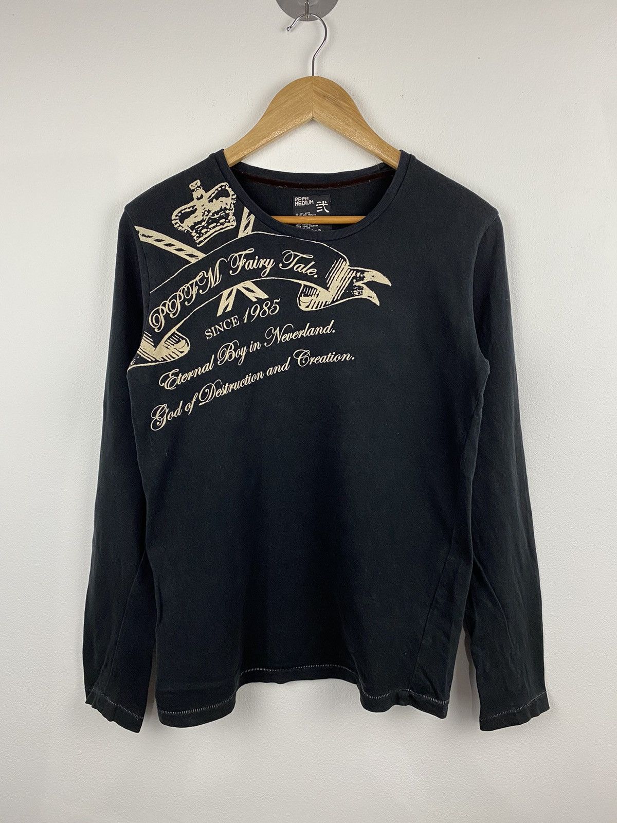 image of 20471120 x Ppfm Longsleeve T-Shirt in Black, Men's (Size Medium)