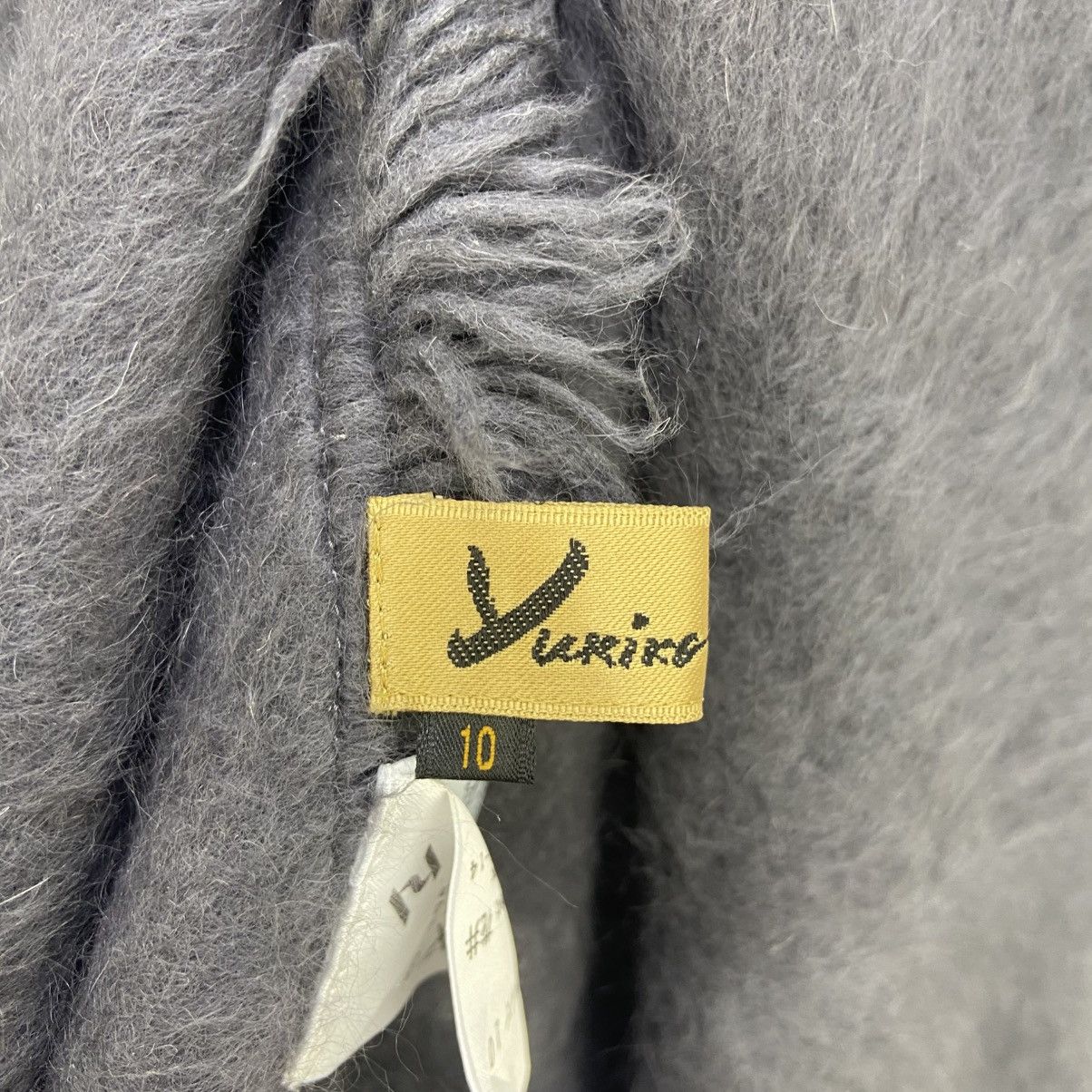 Japanese Brand 🔥Japanese Brand Yukiko Hanai Buttonless Angora Wool Size L / US 10 / IT 46 - 20 Thumbnail